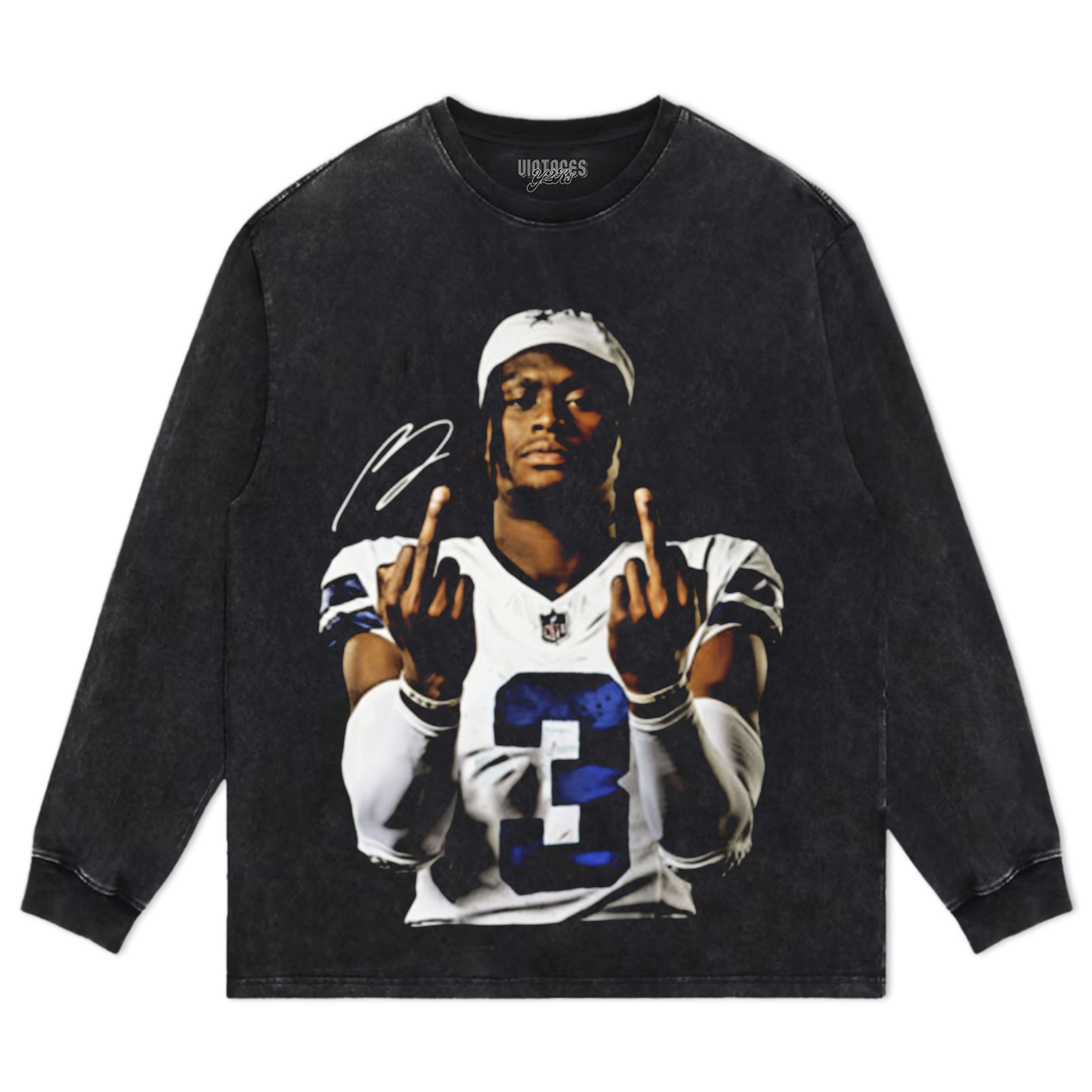 GEORGE PICKENS MIDDLE FINGER VINTAGE TEE & LS & HOODIE