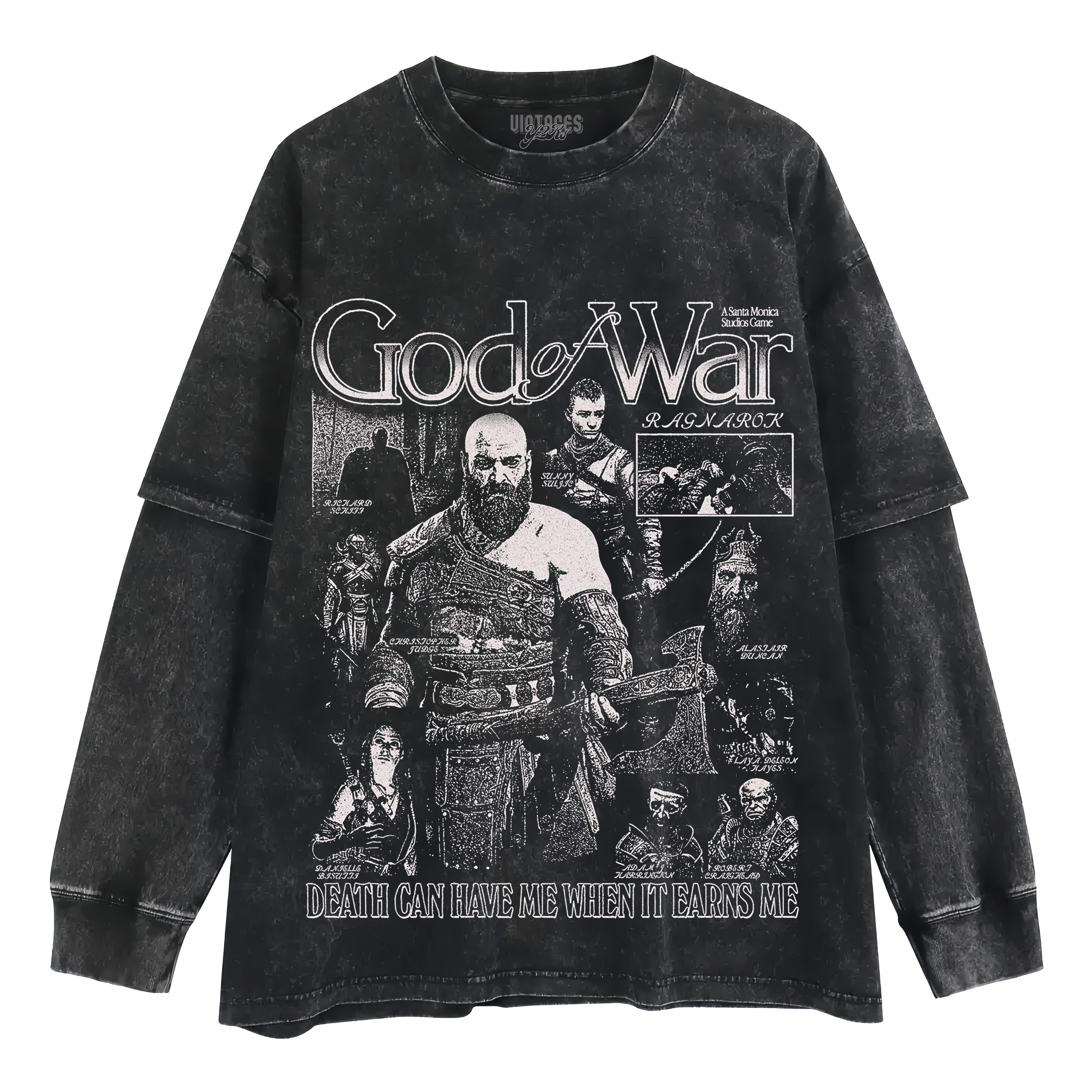 GOD OF WAR TANK TOP & TEE & LONG SLEEVE & LAYERED LS & HOODIE