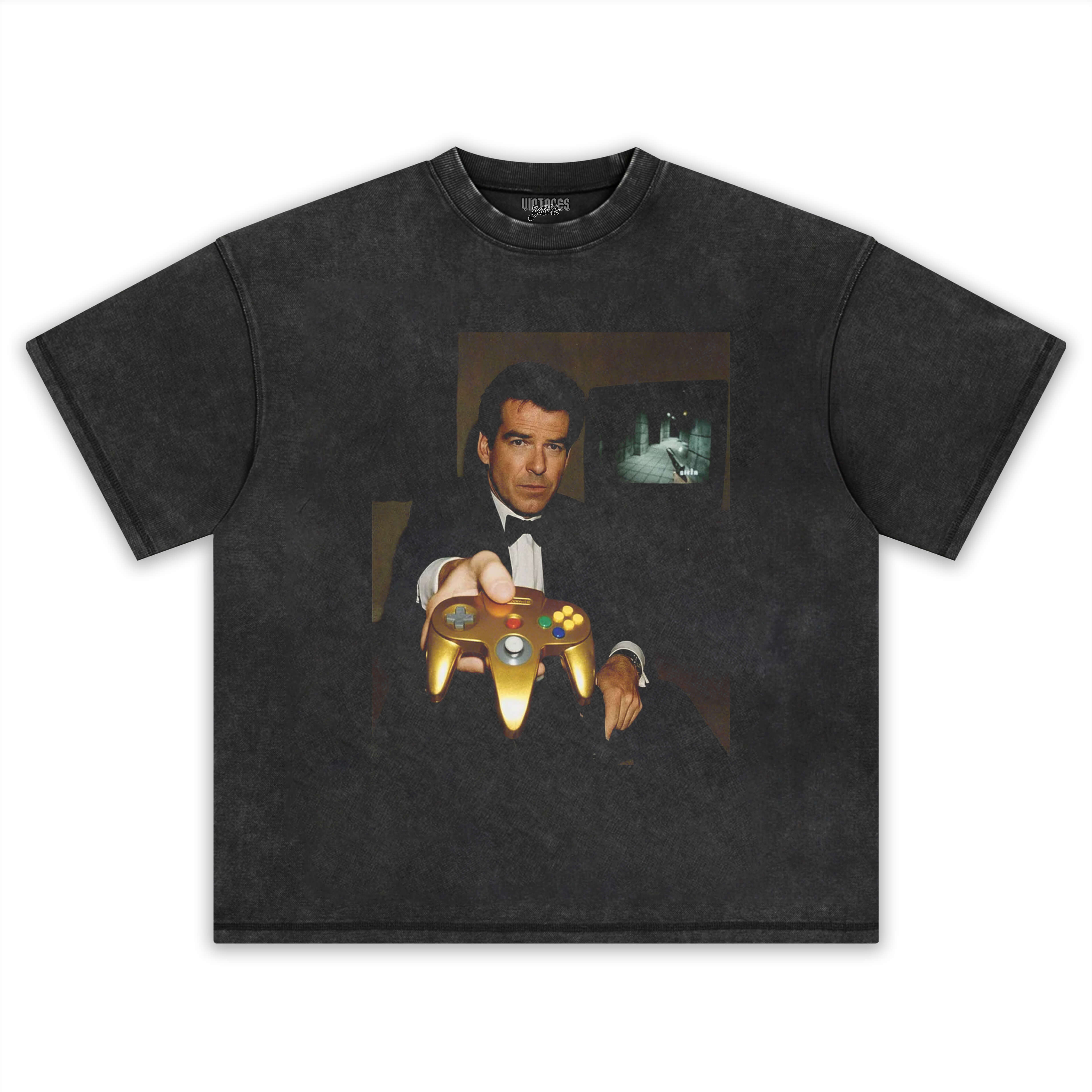 GOLD N64 JAMES BOND TEE