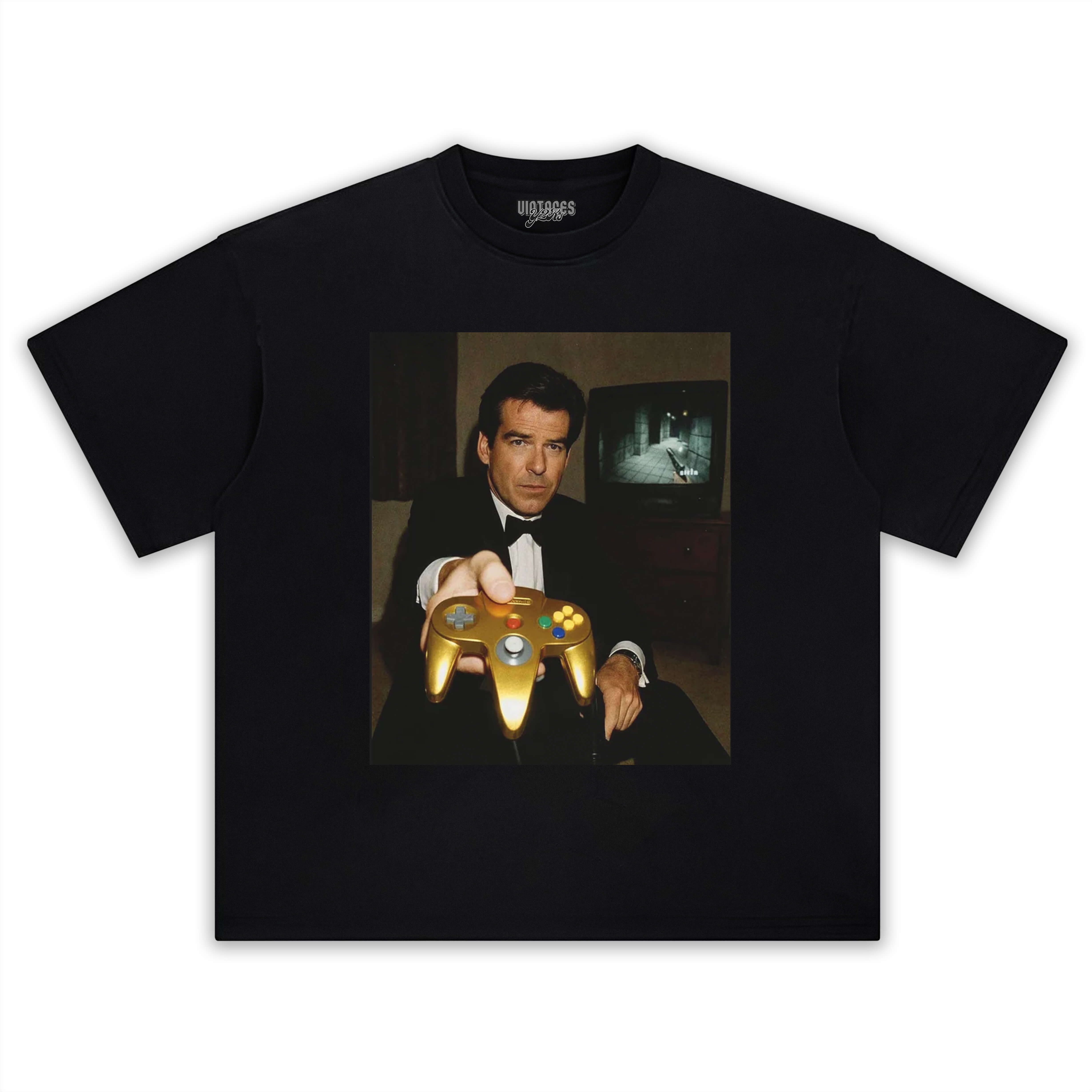 GOLD N64 JAMES BOND TEE
