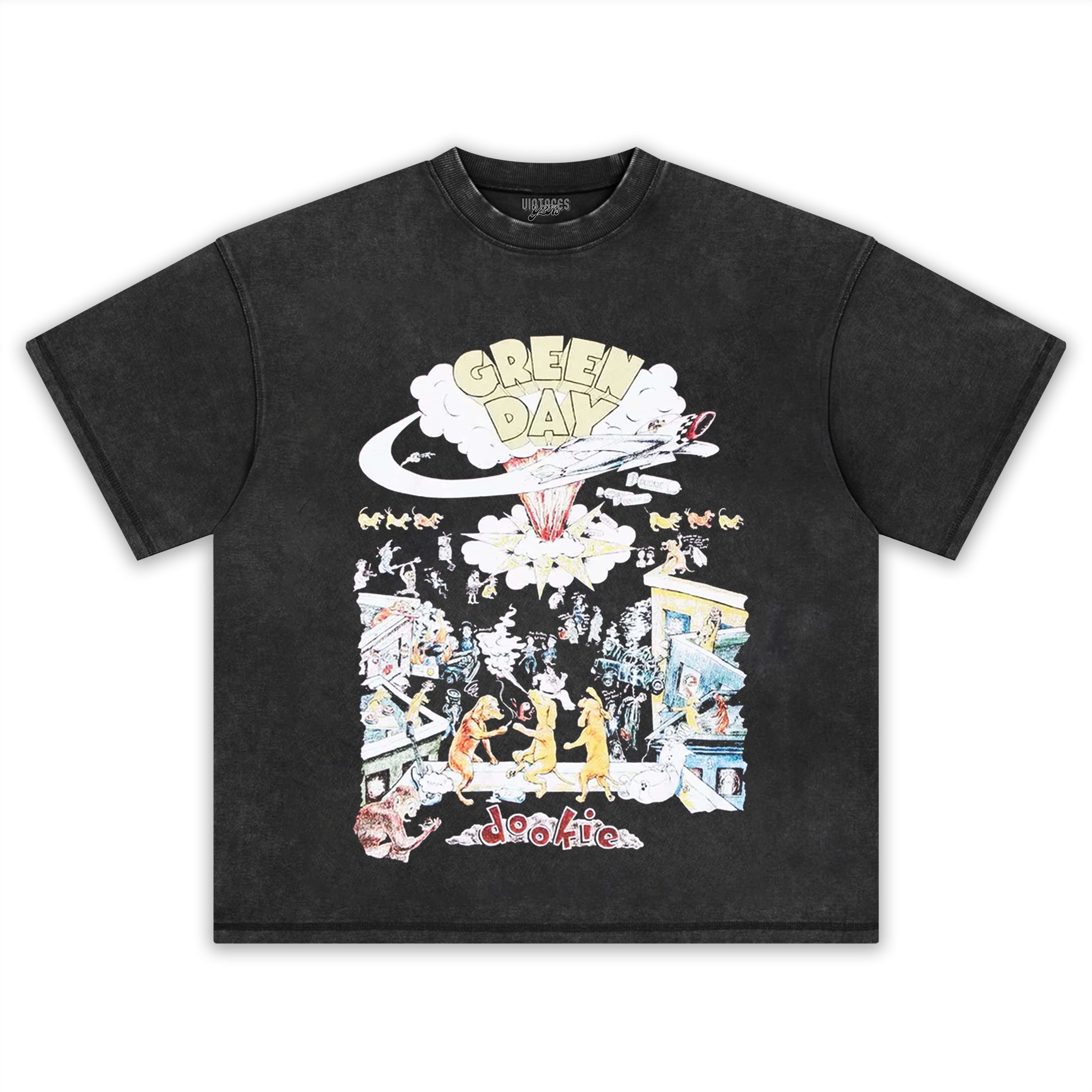 GREEN DAY DOOKIE DOGS TEE