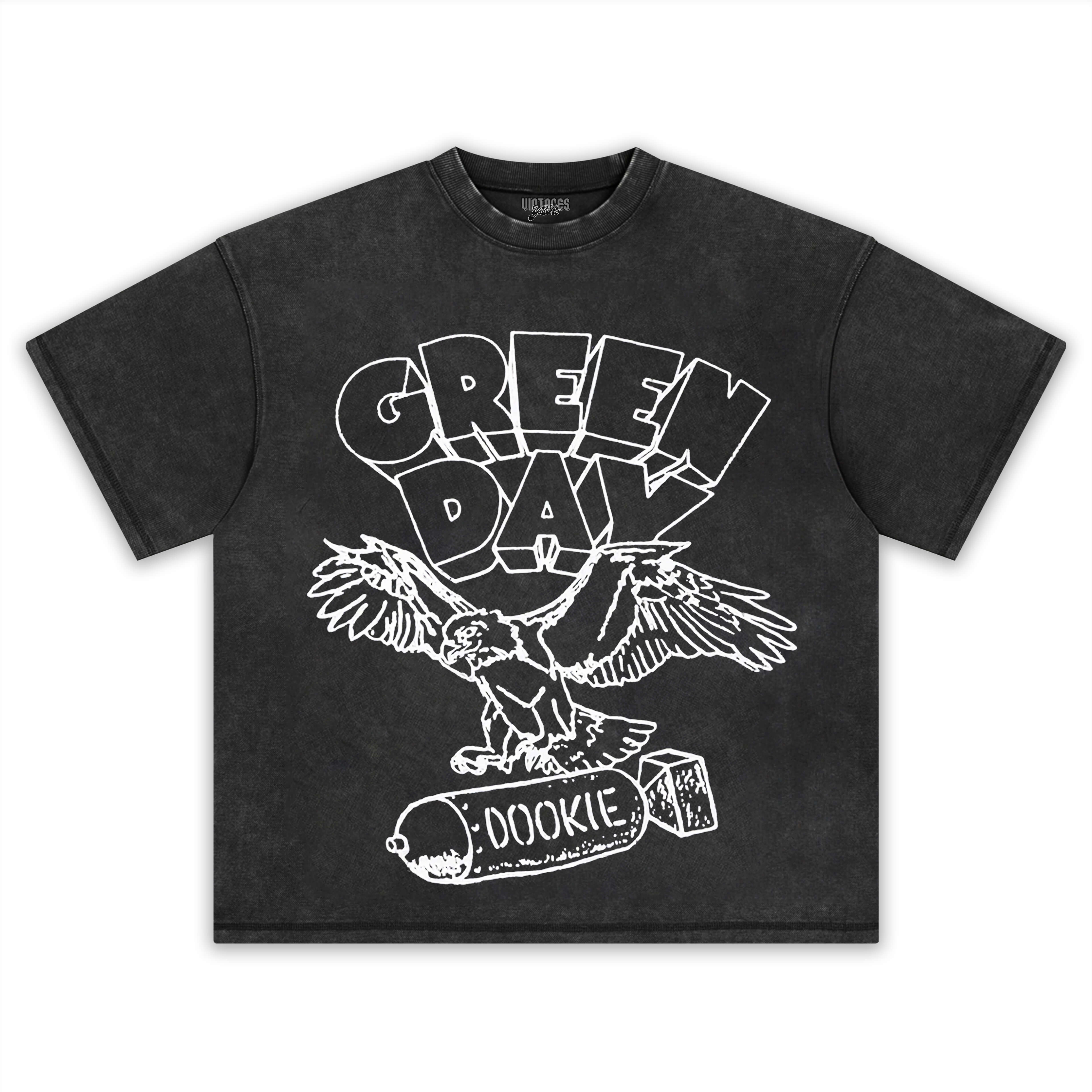 GREEN DAY DOOKIE BIRD TIE-DYE GIRLS TEE