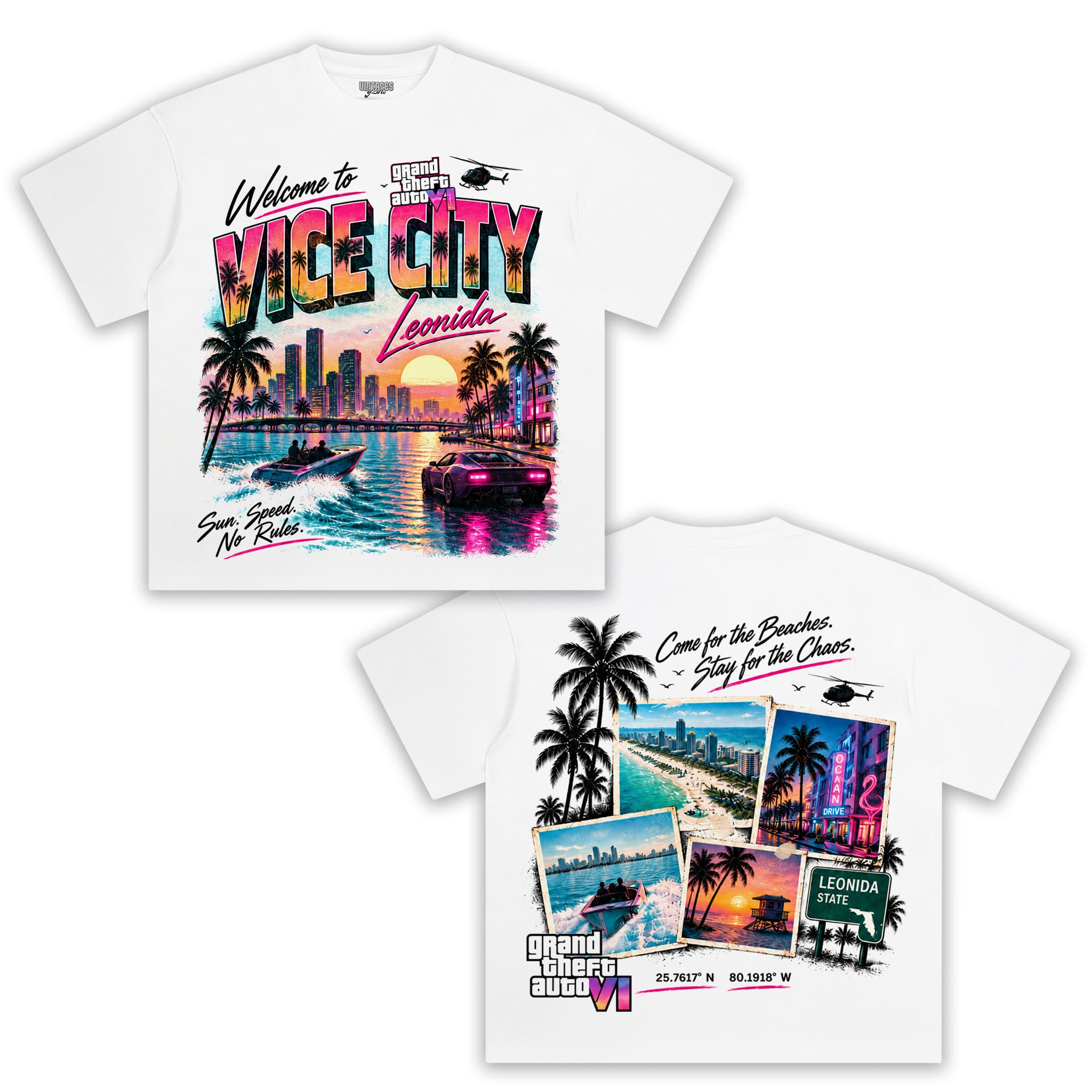 GTA 6 VICE CITY - NO RULES TANK TOP & TEE