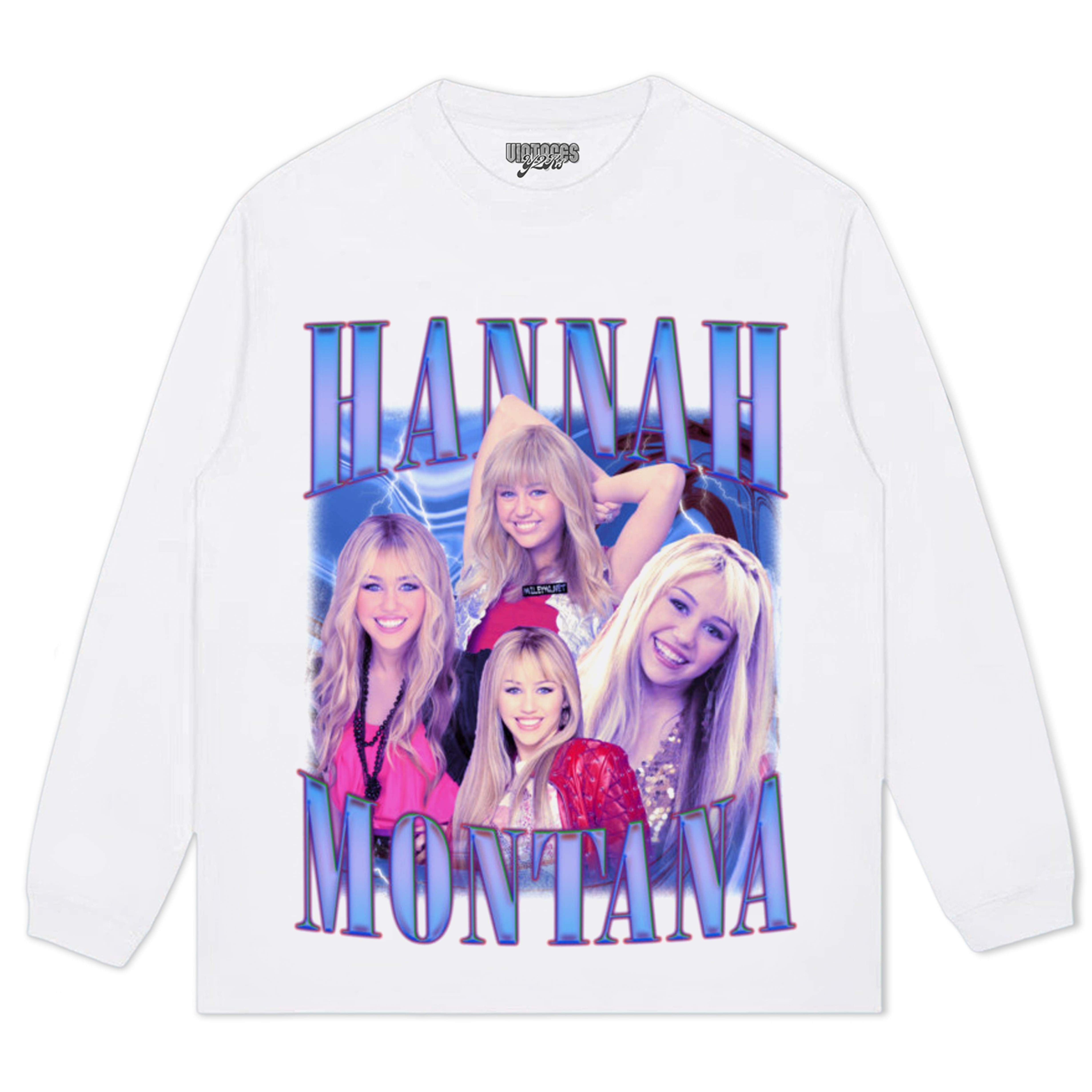 HANNAH MONTANA - VINTAGE 90S RETRO STYLE V2 TEE & LS & HOODIE