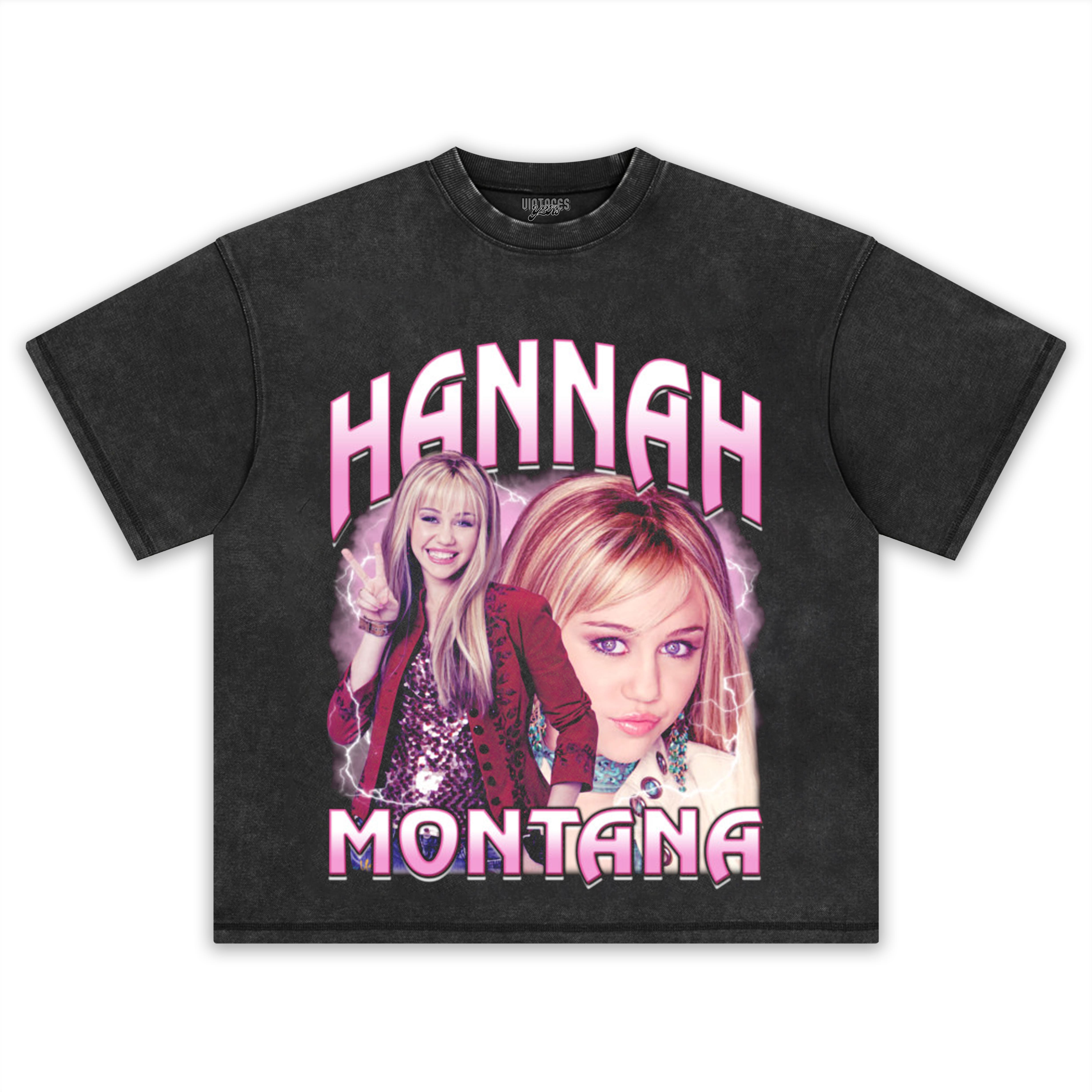 HANNAH MONTANA - VINTAGE 90S RETRO STYLE V3 TEE & LS & HOODIE