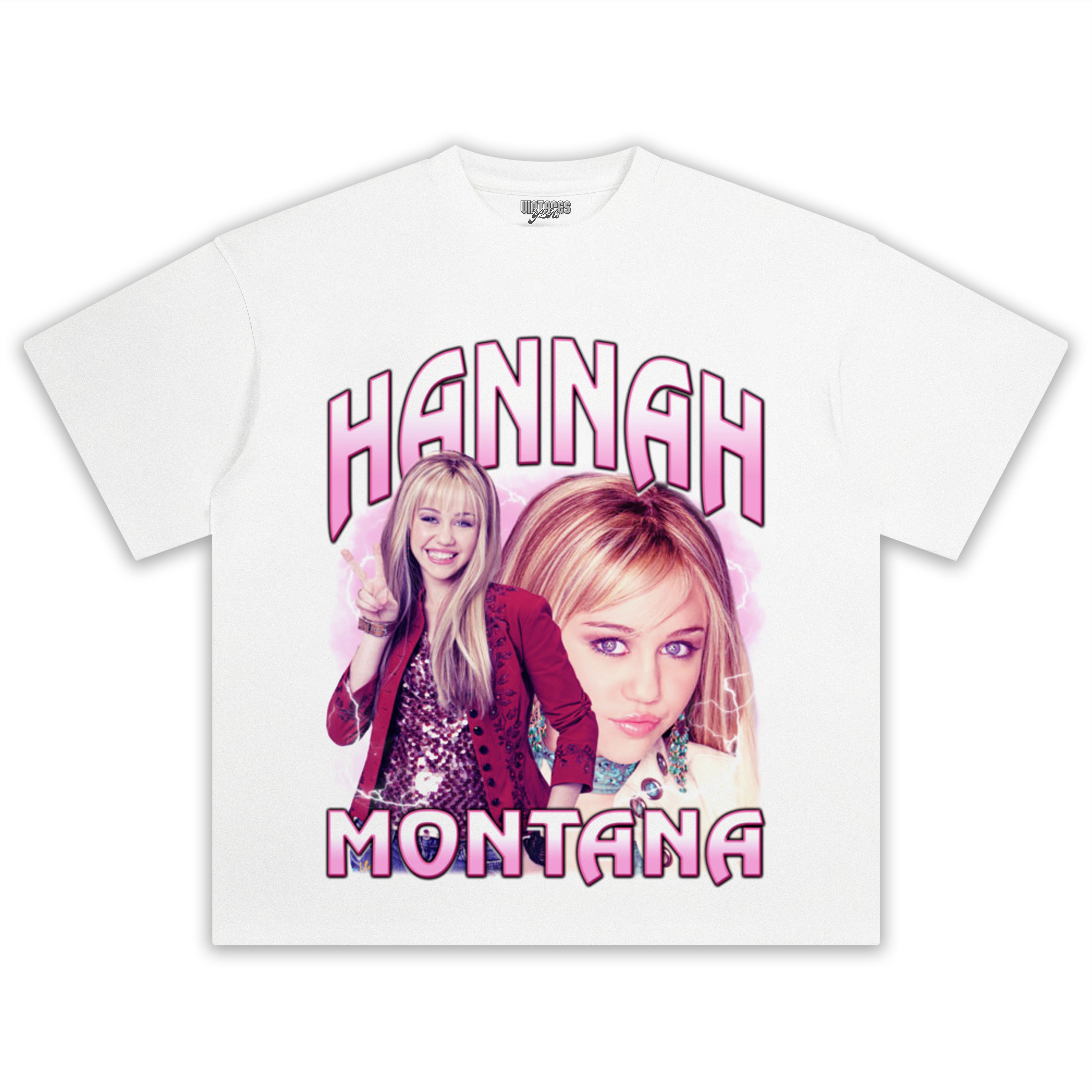 HANNAH MONTANA - VINTAGE 90S RETRO STYLE V3 TEE & LS & HOODIE