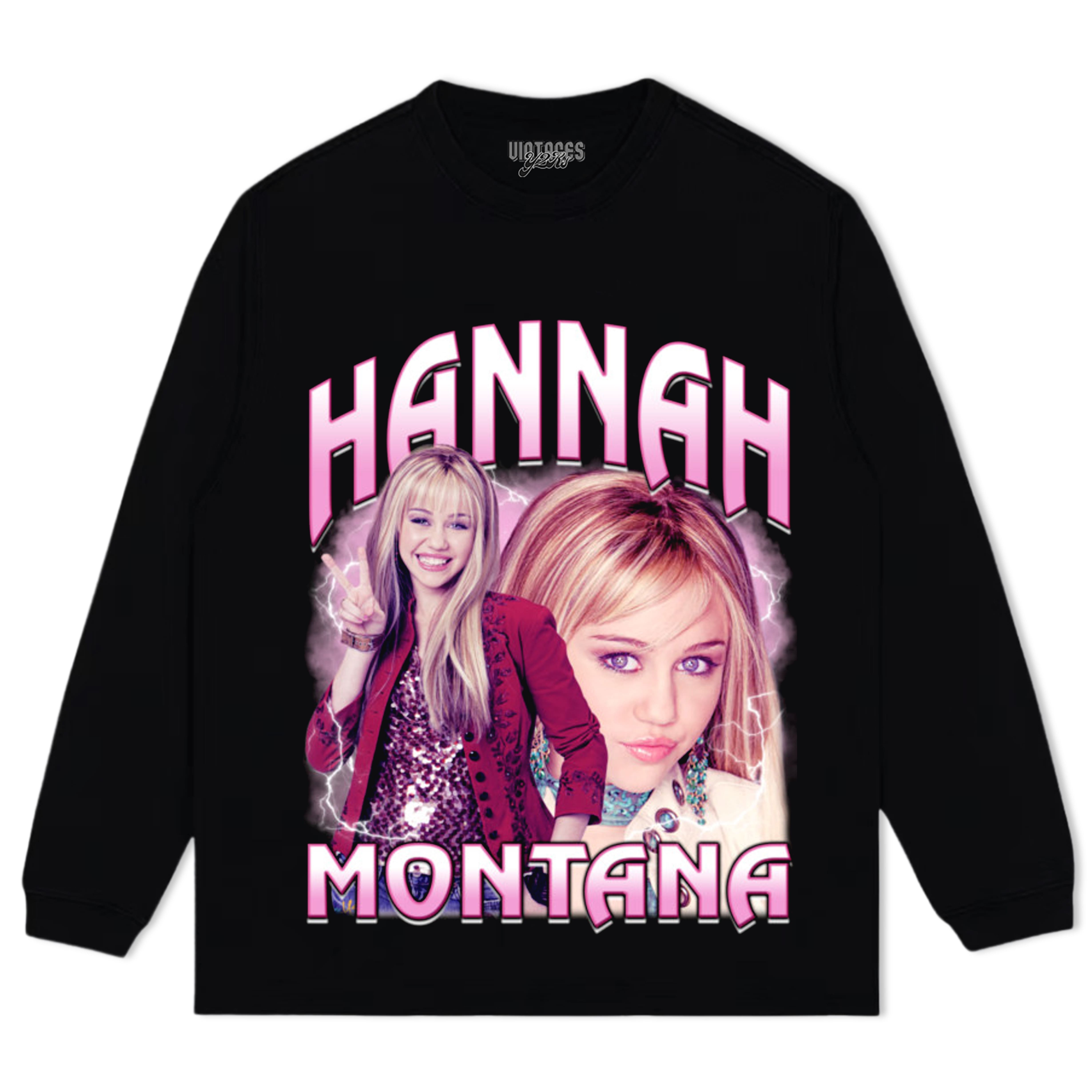 HANNAH MONTANA - VINTAGE 90S RETRO STYLE V3 TEE & LS & HOODIE