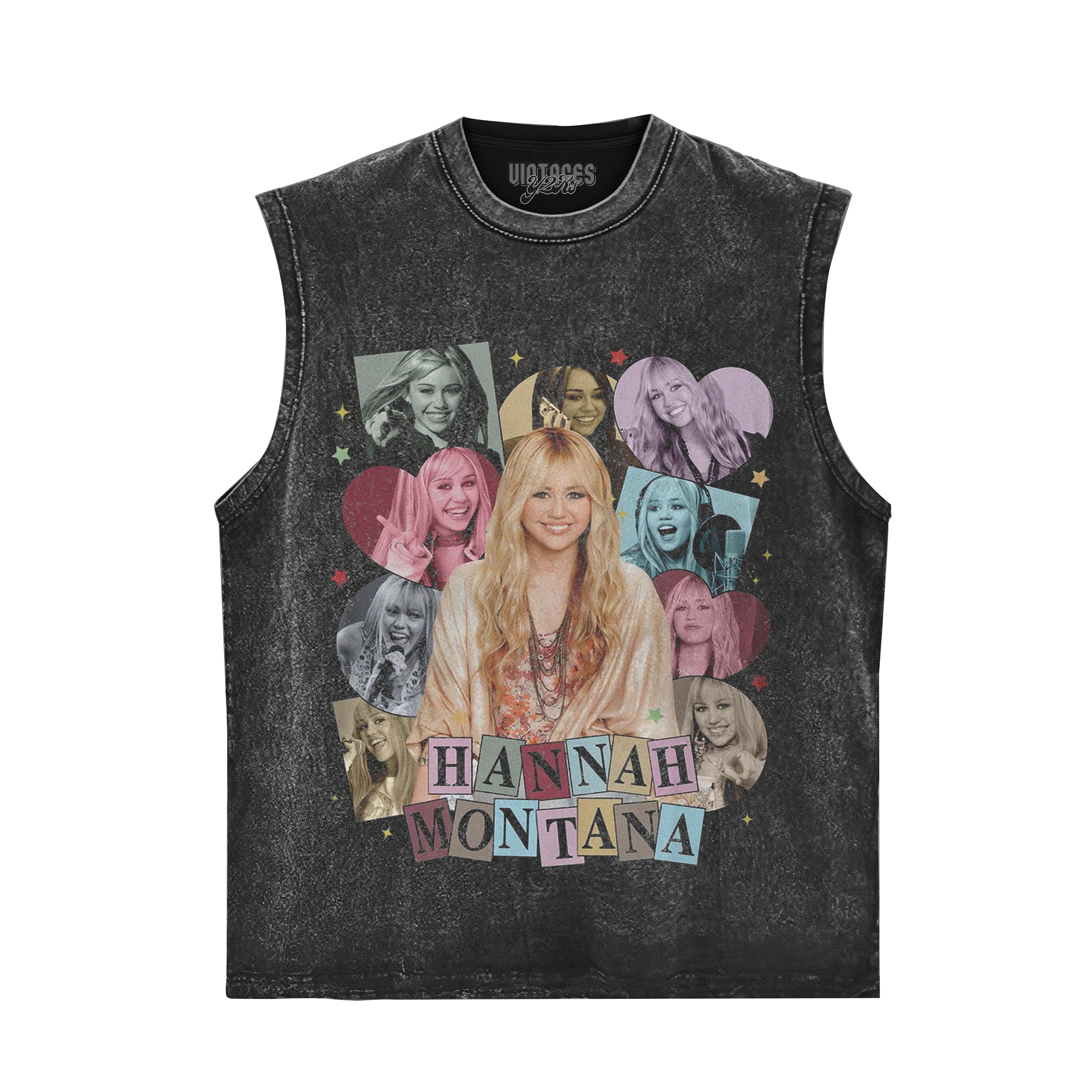 HANNAH MONTANA - VINTAGE 90S RETRO STYLE V4 TANK TOP