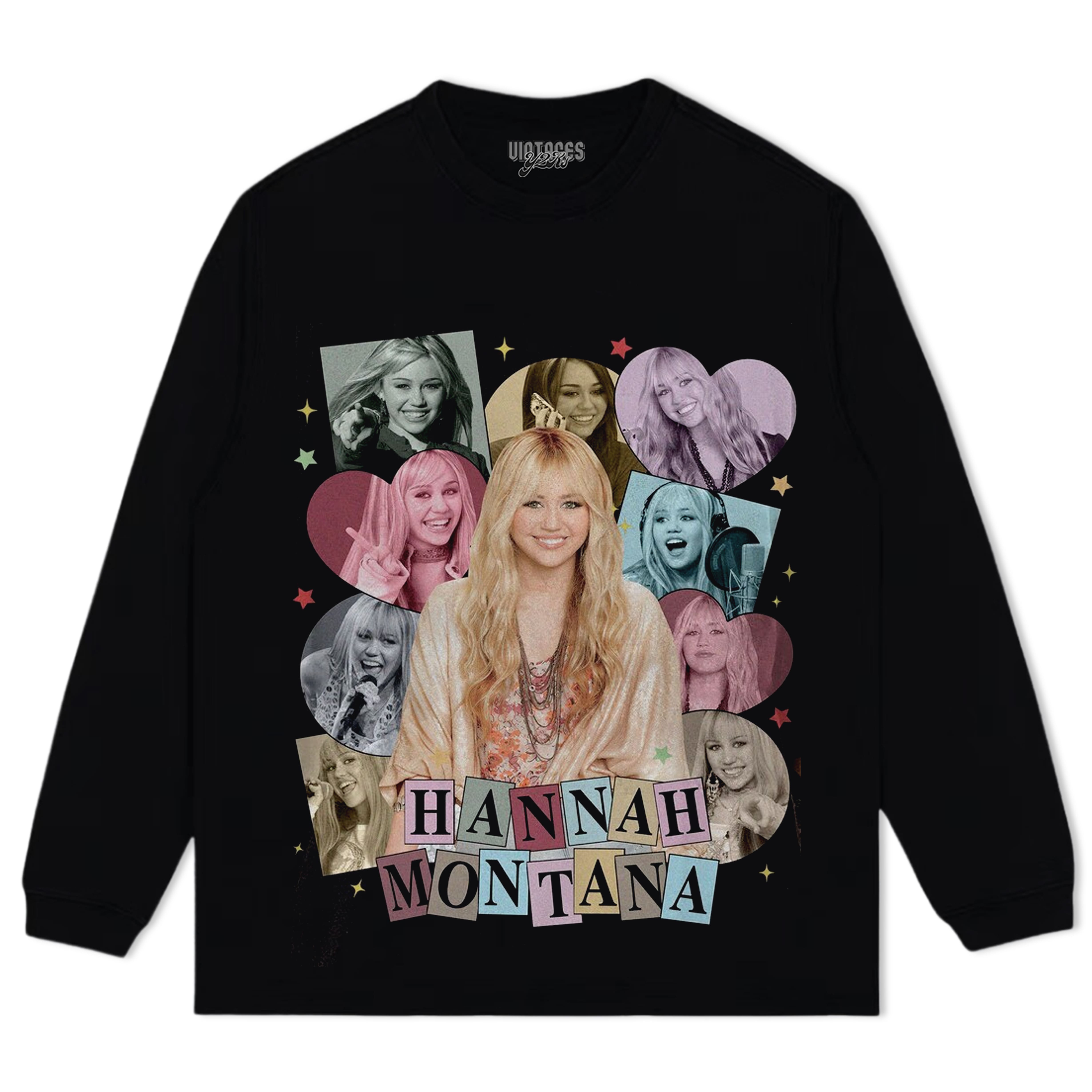 HANNAH MONTANA - VINTAGE 90S RETRO STYLE V4 TEE & LS & HOODIE