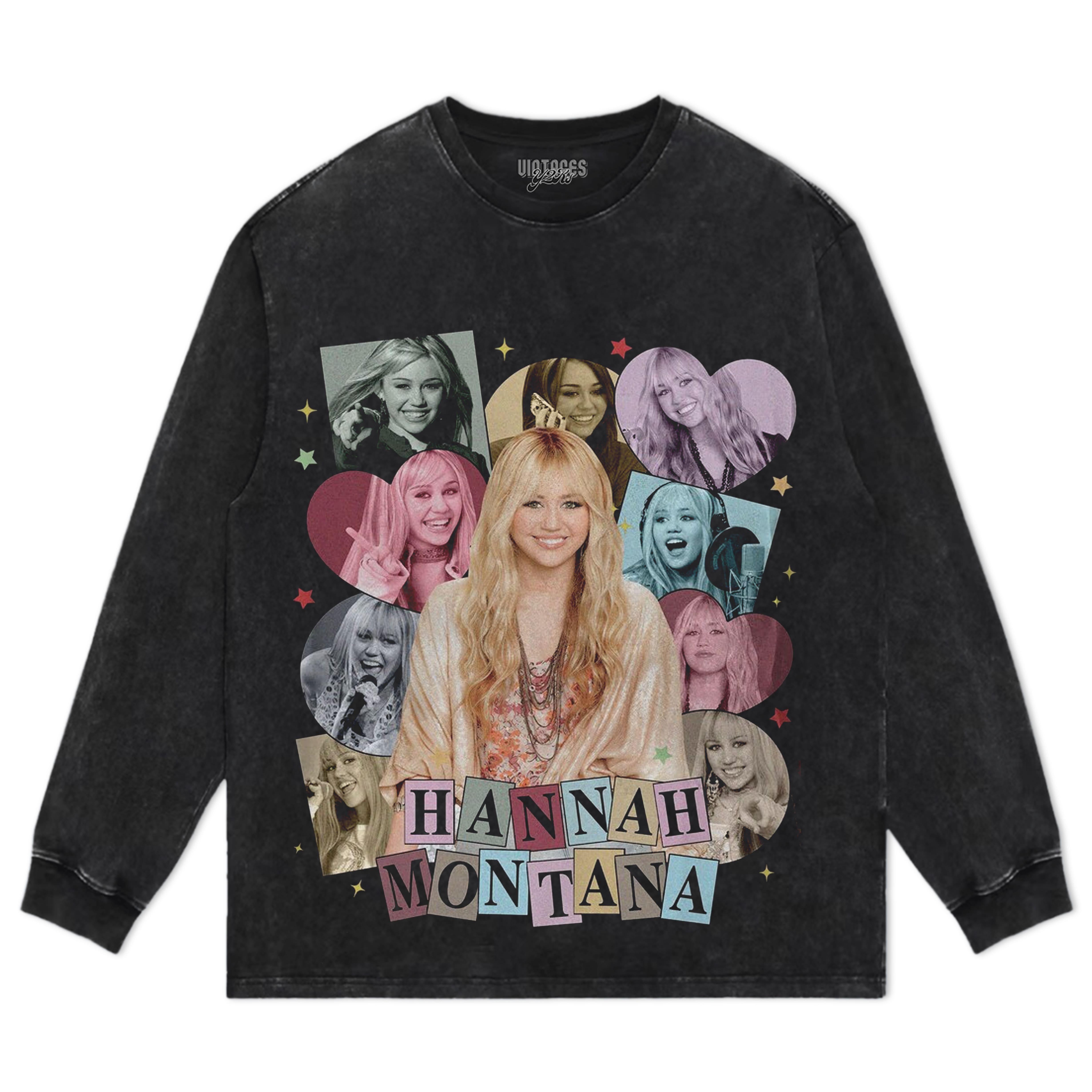 HANNAH MONTANA - VINTAGE 90S RETRO STYLE V4 TEE & LS & HOODIE