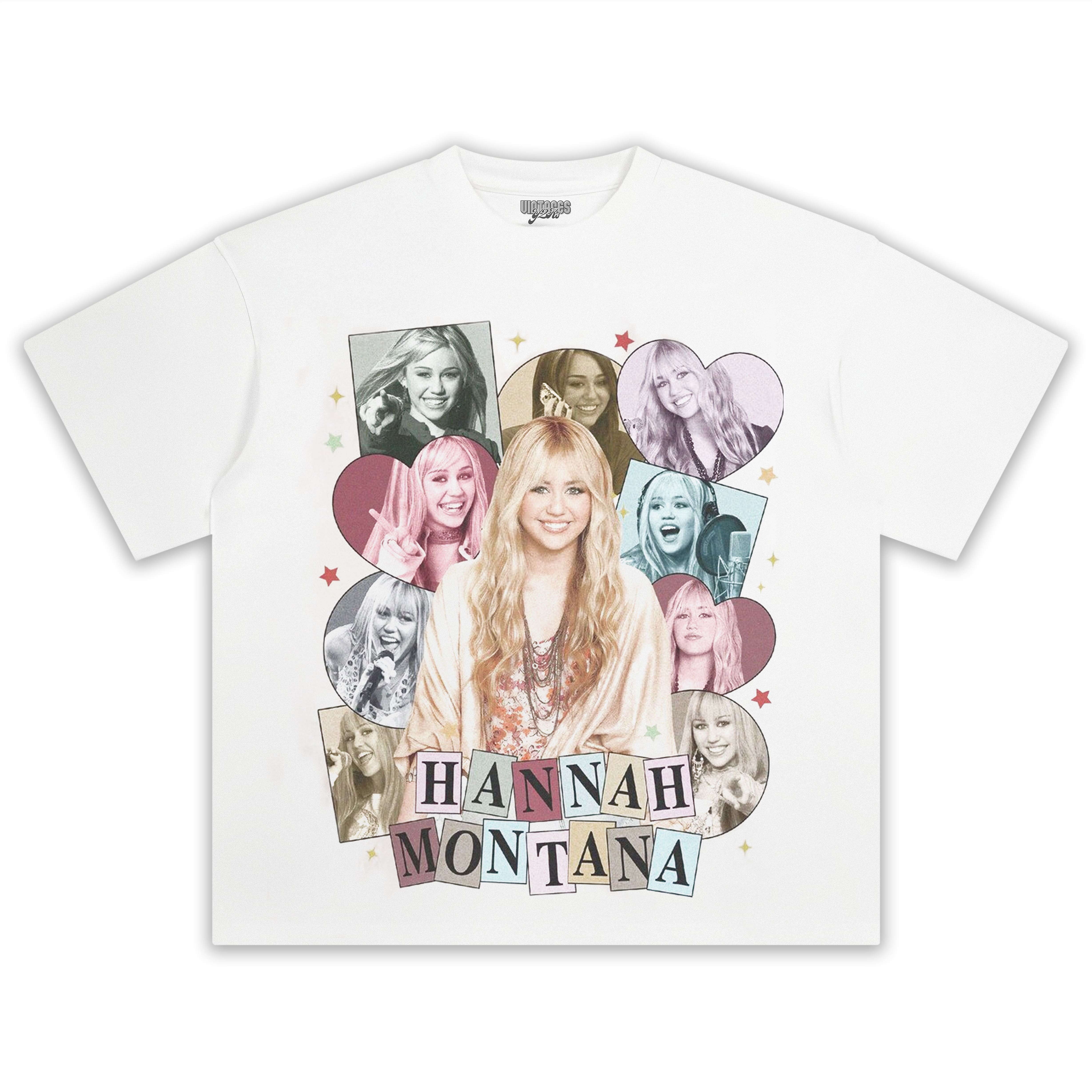 HANNAH MONTANA - VINTAGE 90S RETRO STYLE V4 TEE & LS & HOODIE