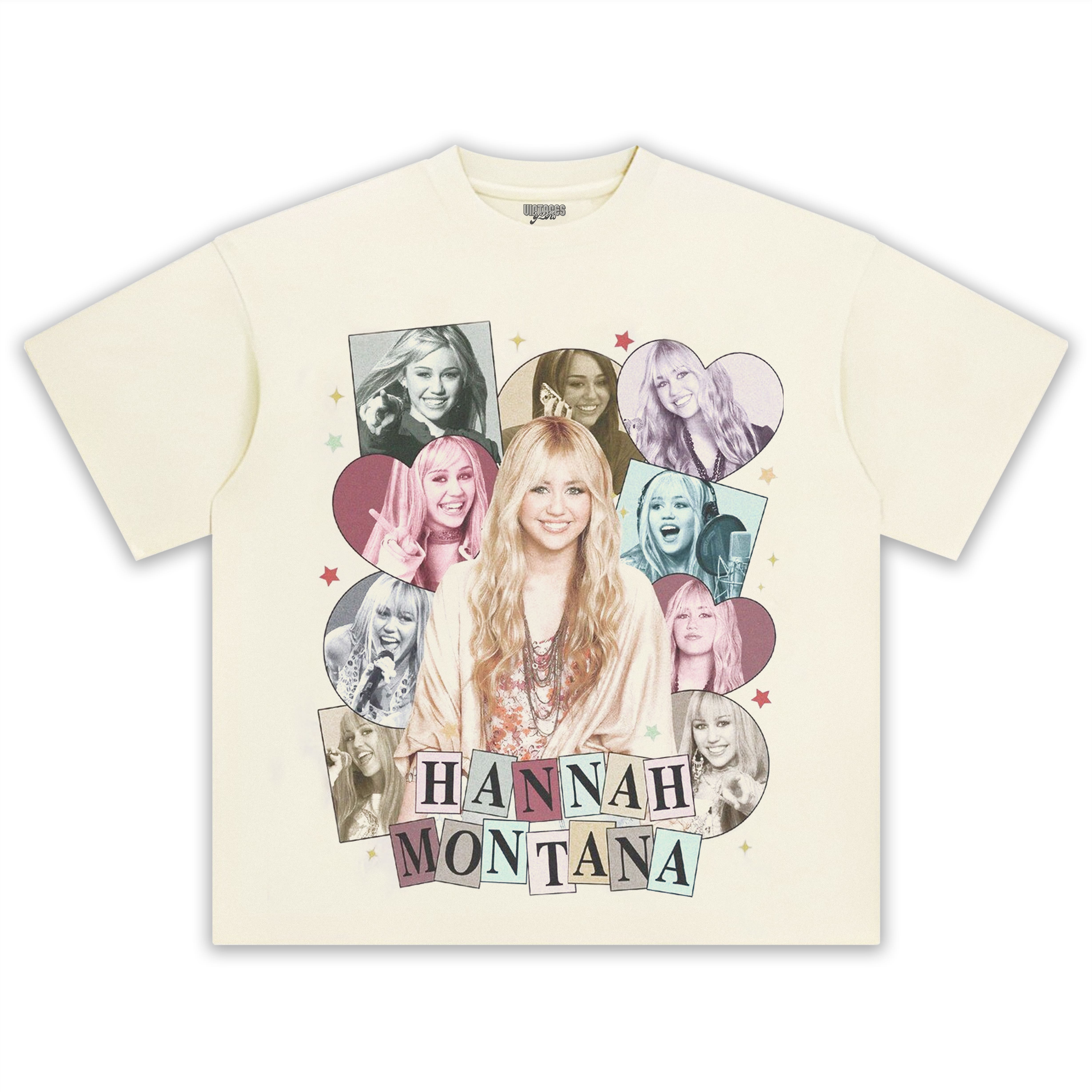 HANNAH MONTANA - VINTAGE 90S RETRO STYLE V4 TEE & LS & HOODIE