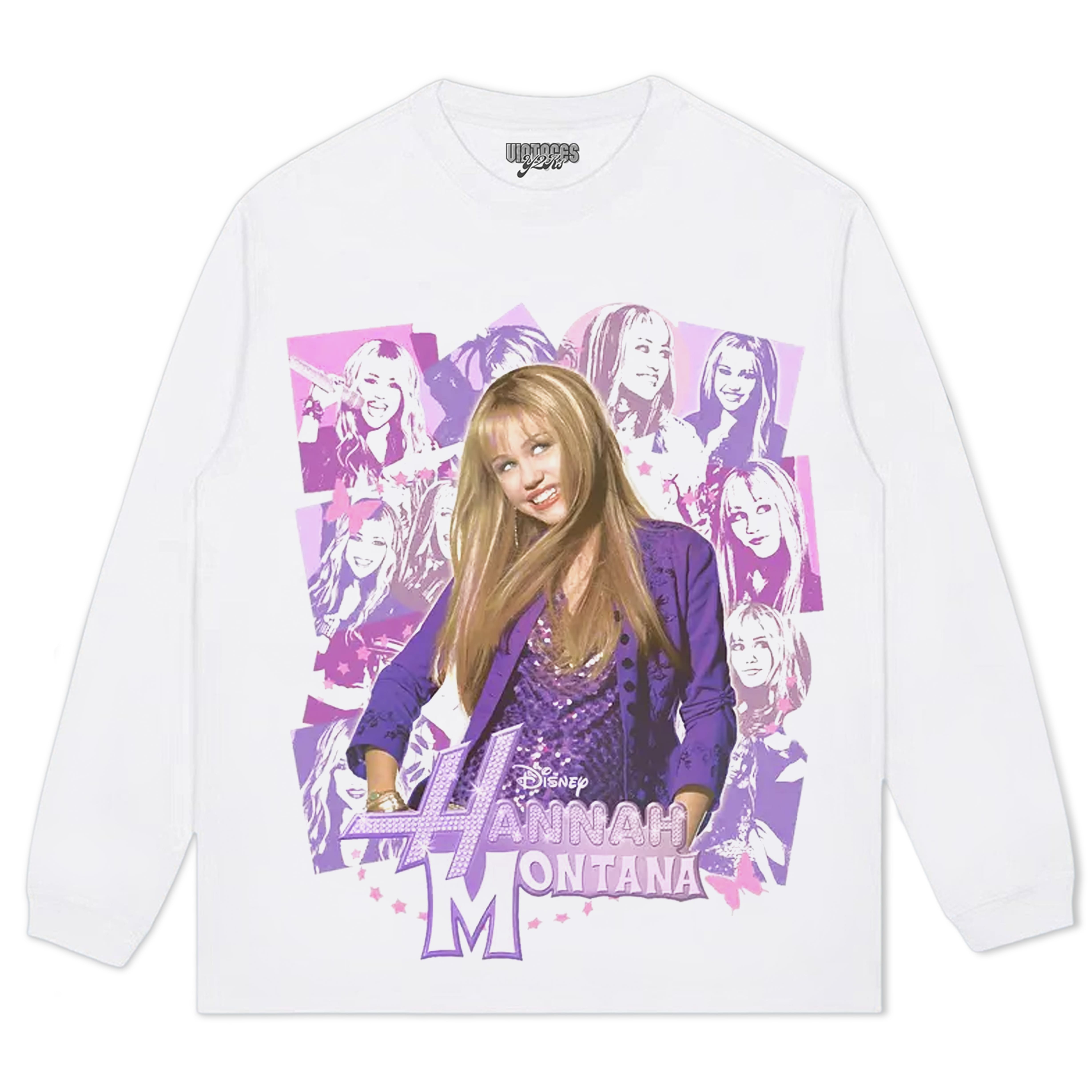 HANNAH MONTANA - VINTAGE 90S RETRO STYLE V5 TEE & LS & HOODIE