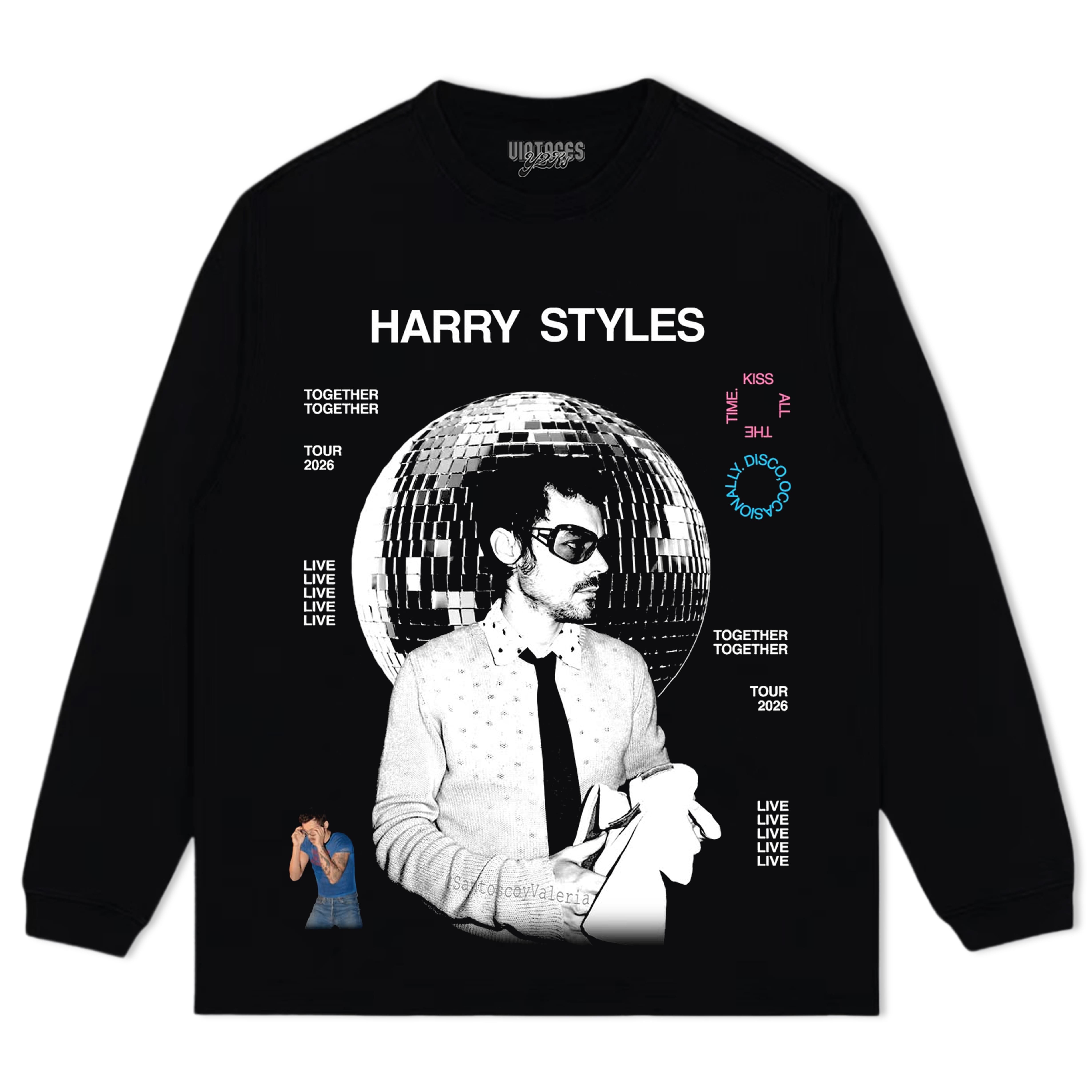 HARRY STYLES - KISS ALL THE TIME 2 TEE & LS & HOODIE
