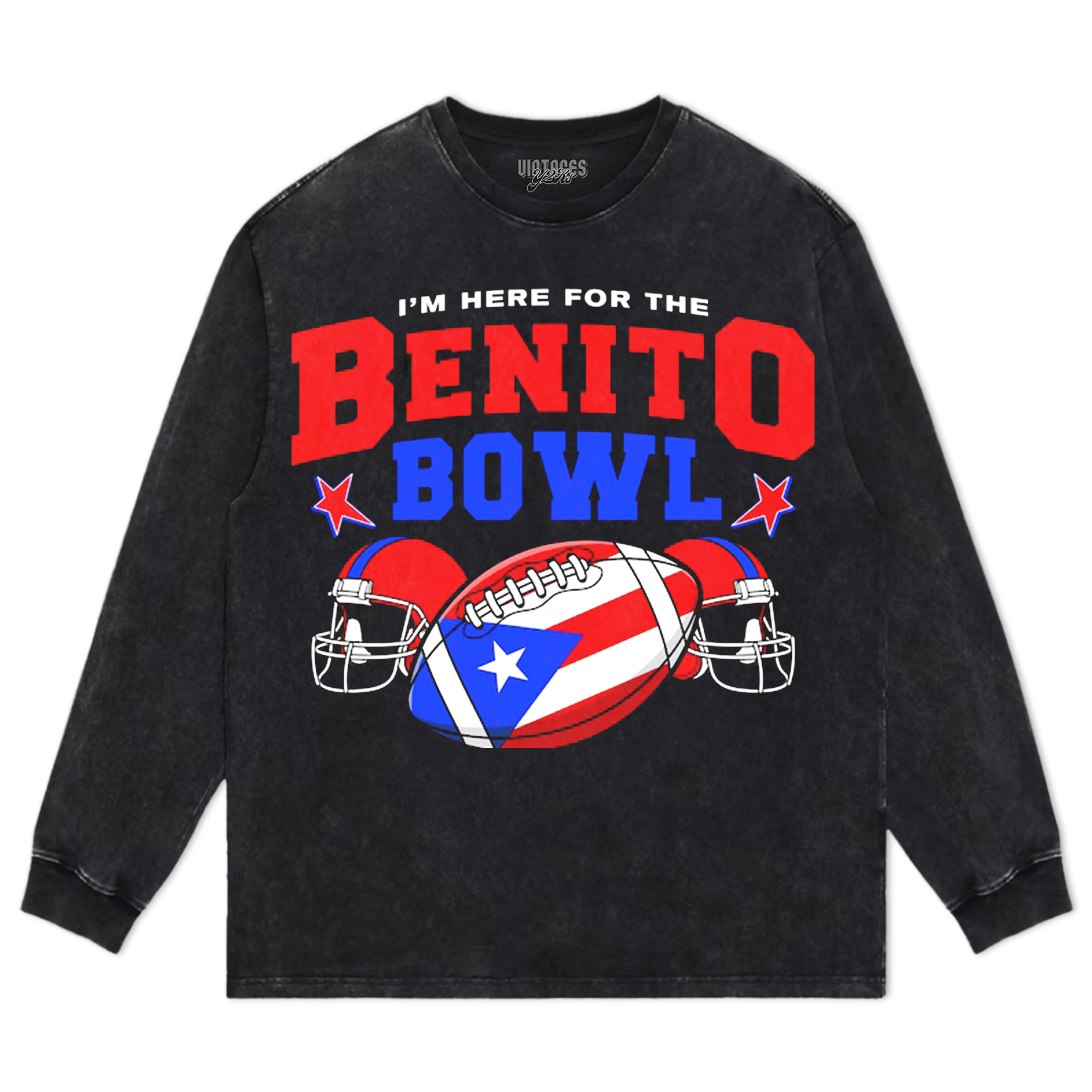 HERE FOR THE BENITO BOWL PNG & BAD BUNNY SUPER BOWL TEE & LS & HOODIE