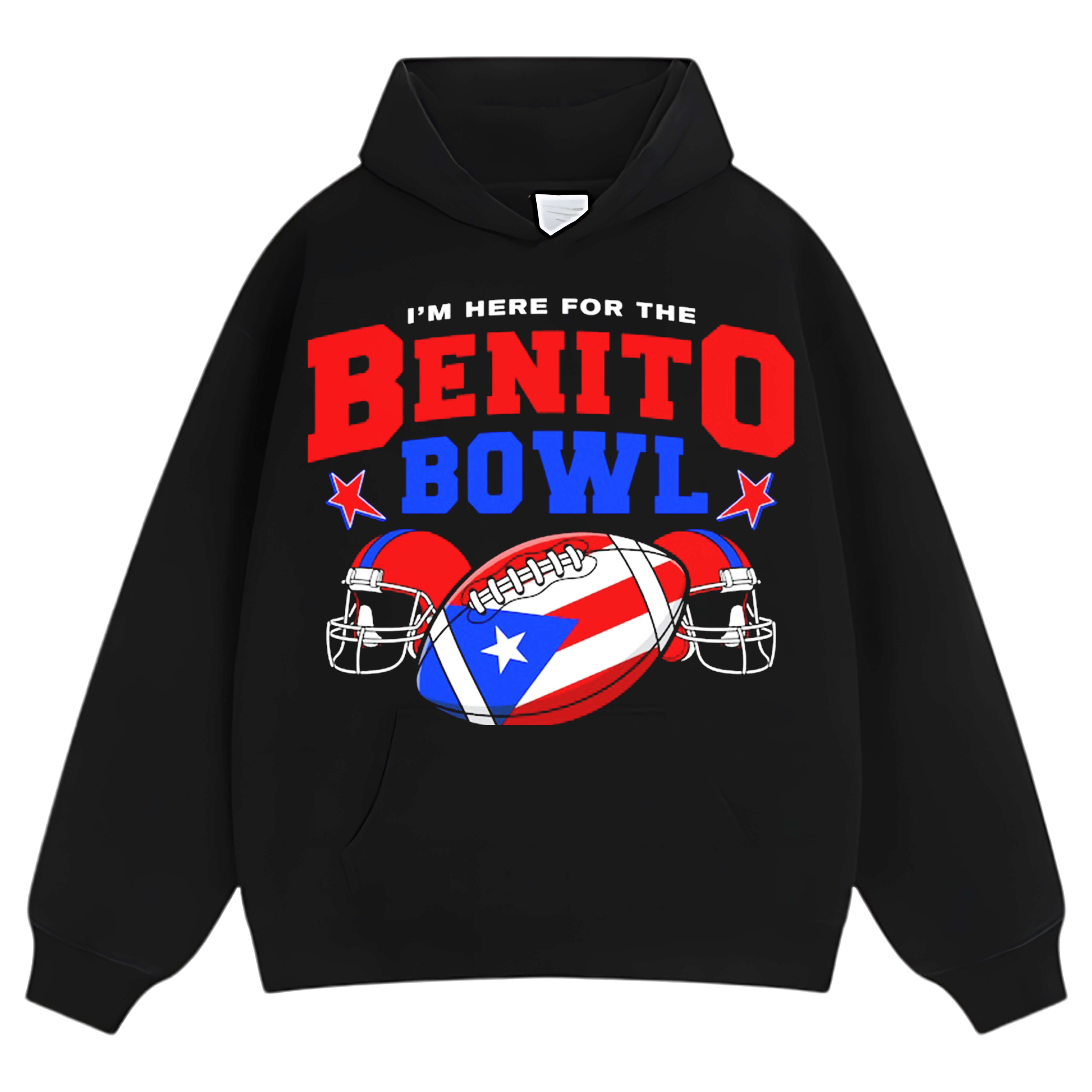 HERE FOR THE BENITO BOWL PNG & BAD BUNNY SUPER BOWL TEE & LS & HOODIE