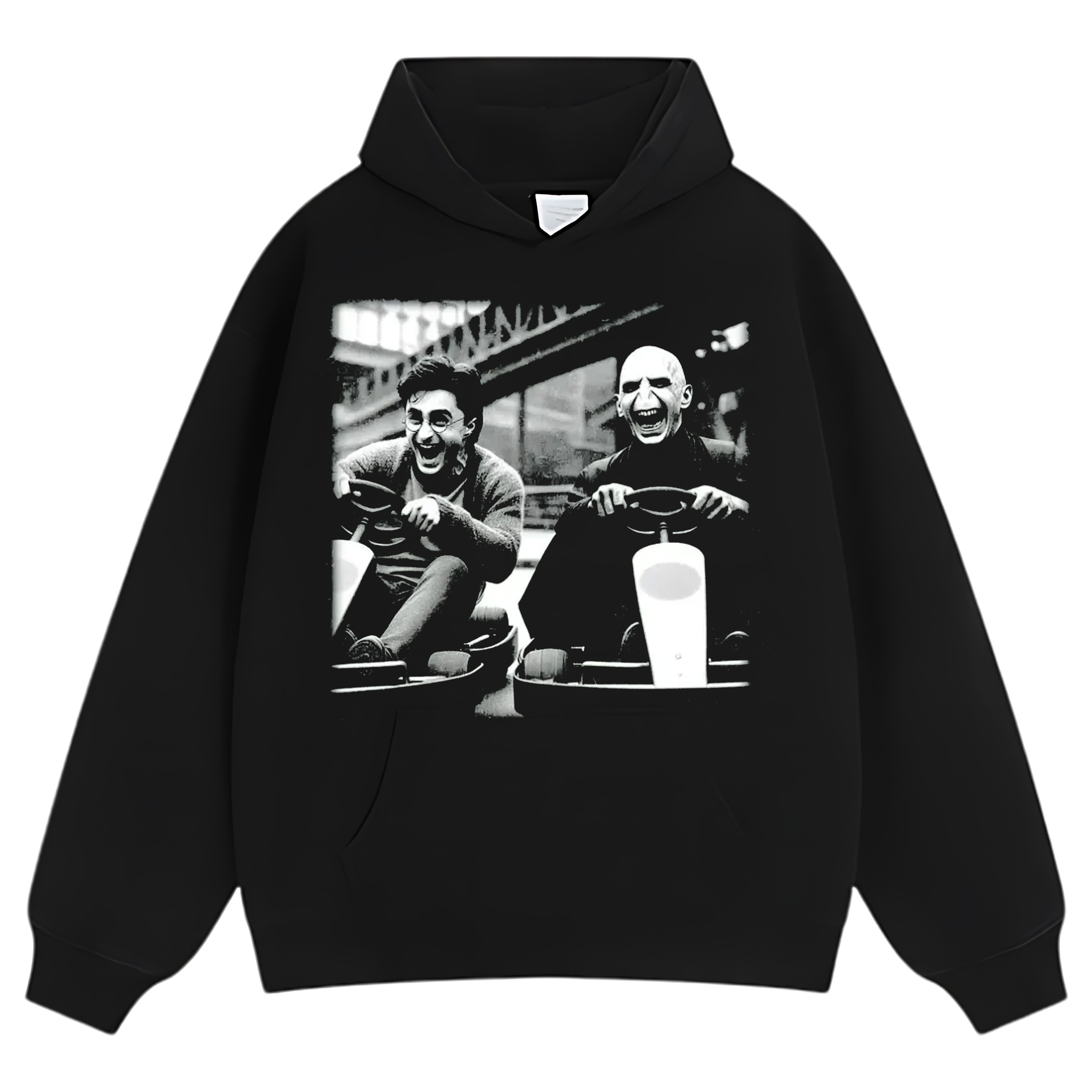 HARRY POTTER FUNNY RACING MONSTER AND BOY RETRO TEE & LS & HOODIE