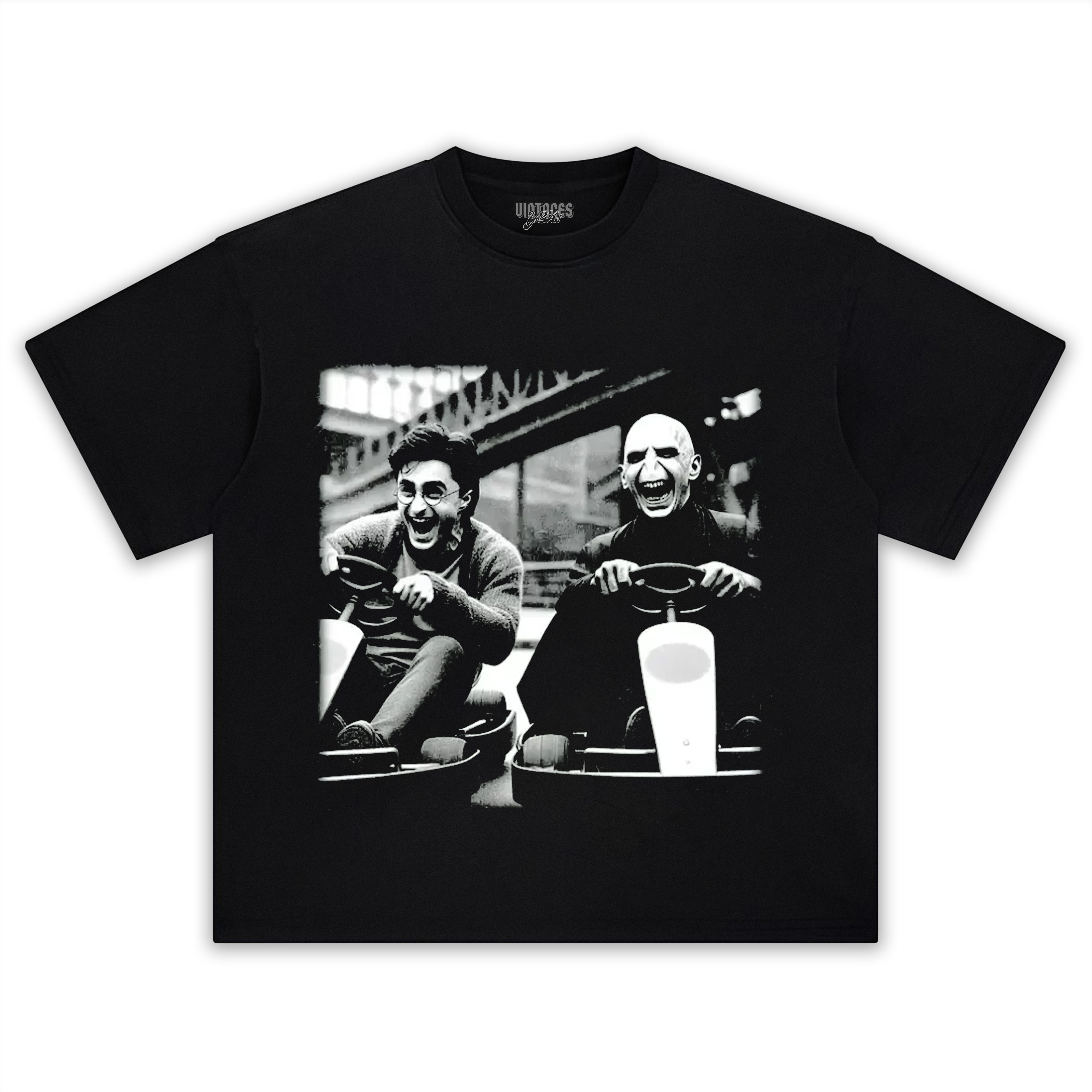 HARRY POTTER FUNNY RACING MONSTER AND BOY RETRO TEE & LS & HOODIE