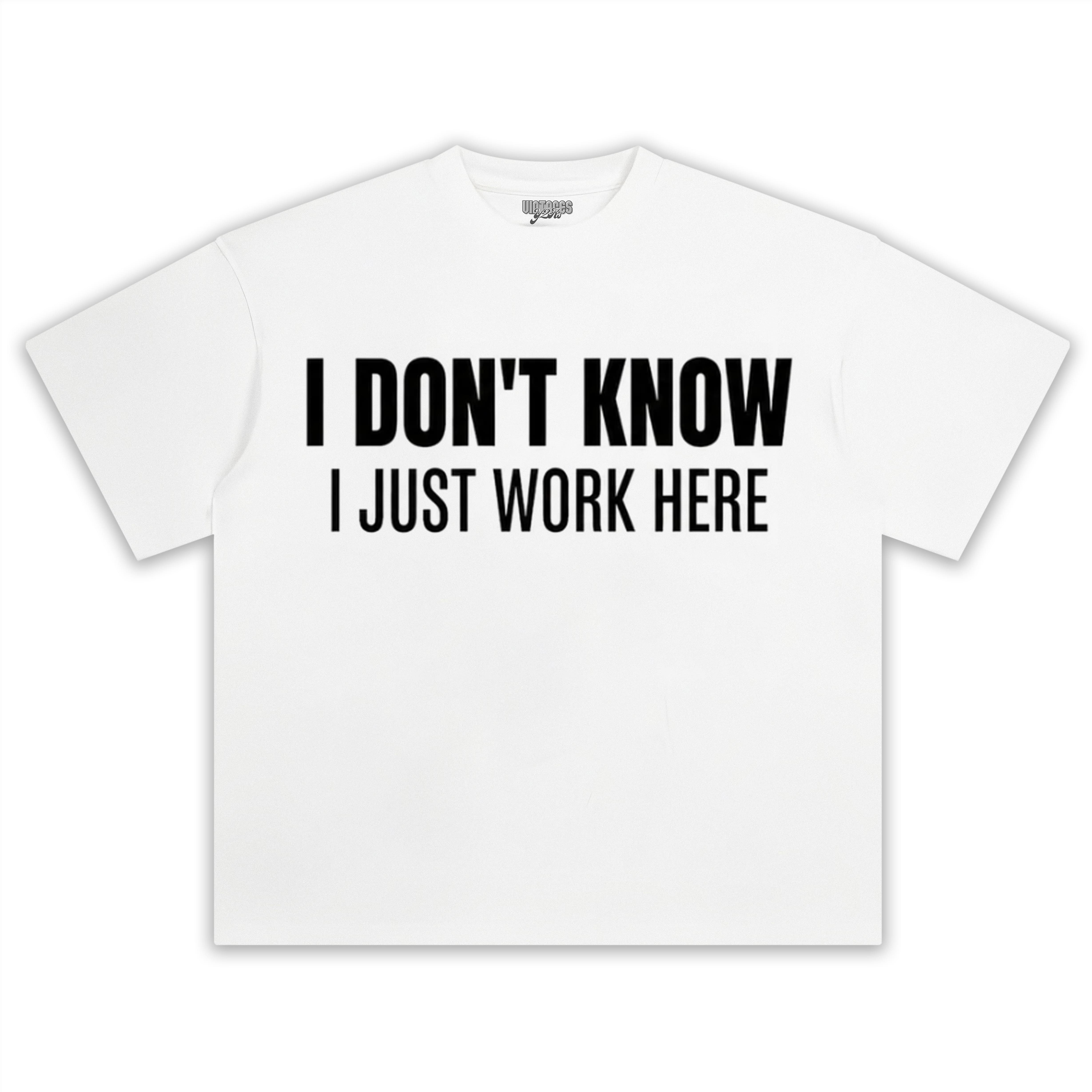 I JUST WORK HERE TANK TOP & TEE & LONG SLEEVE & LAYERED LS & HOODIE