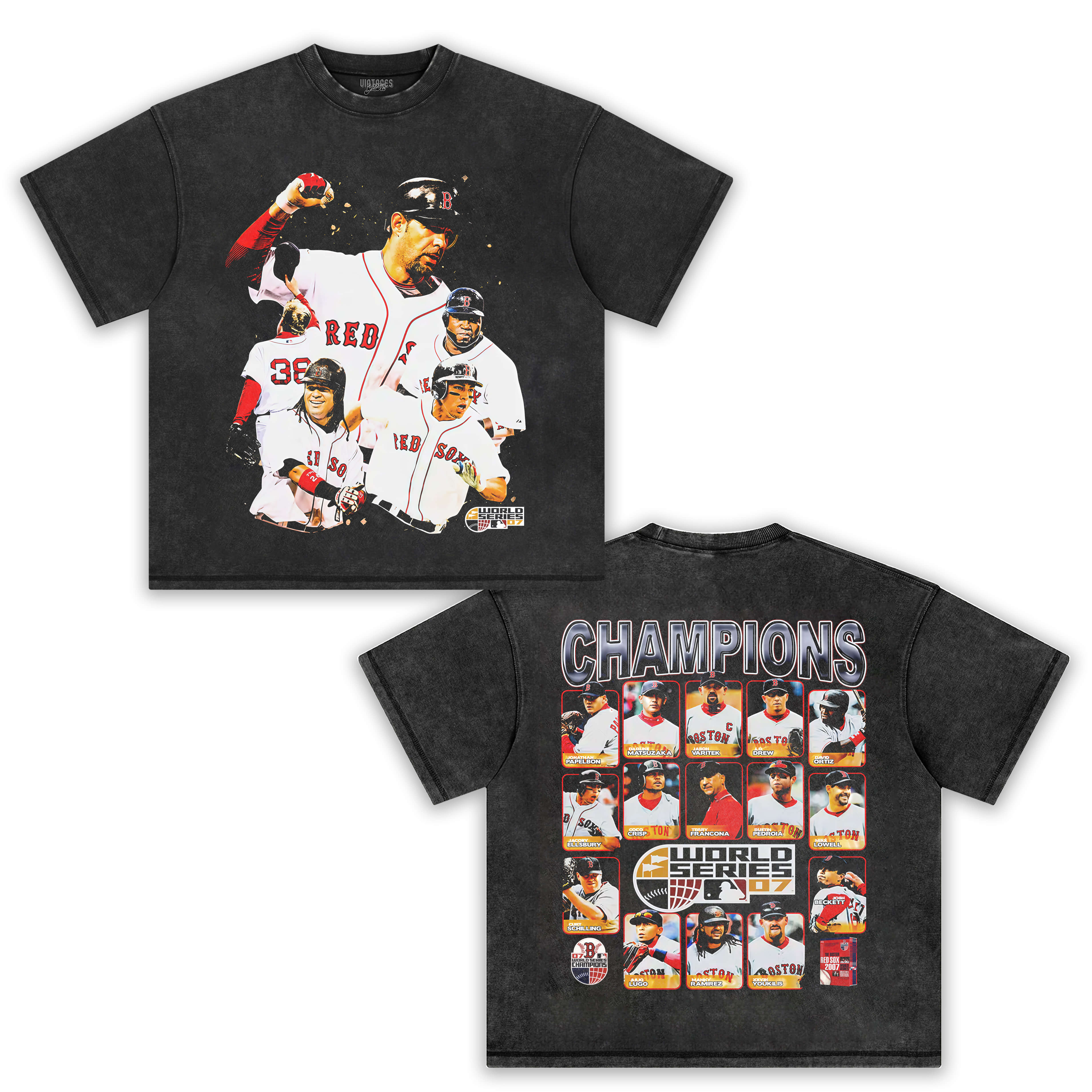 2007 WORLD SERIES CHAMPS - RED SOX TEE