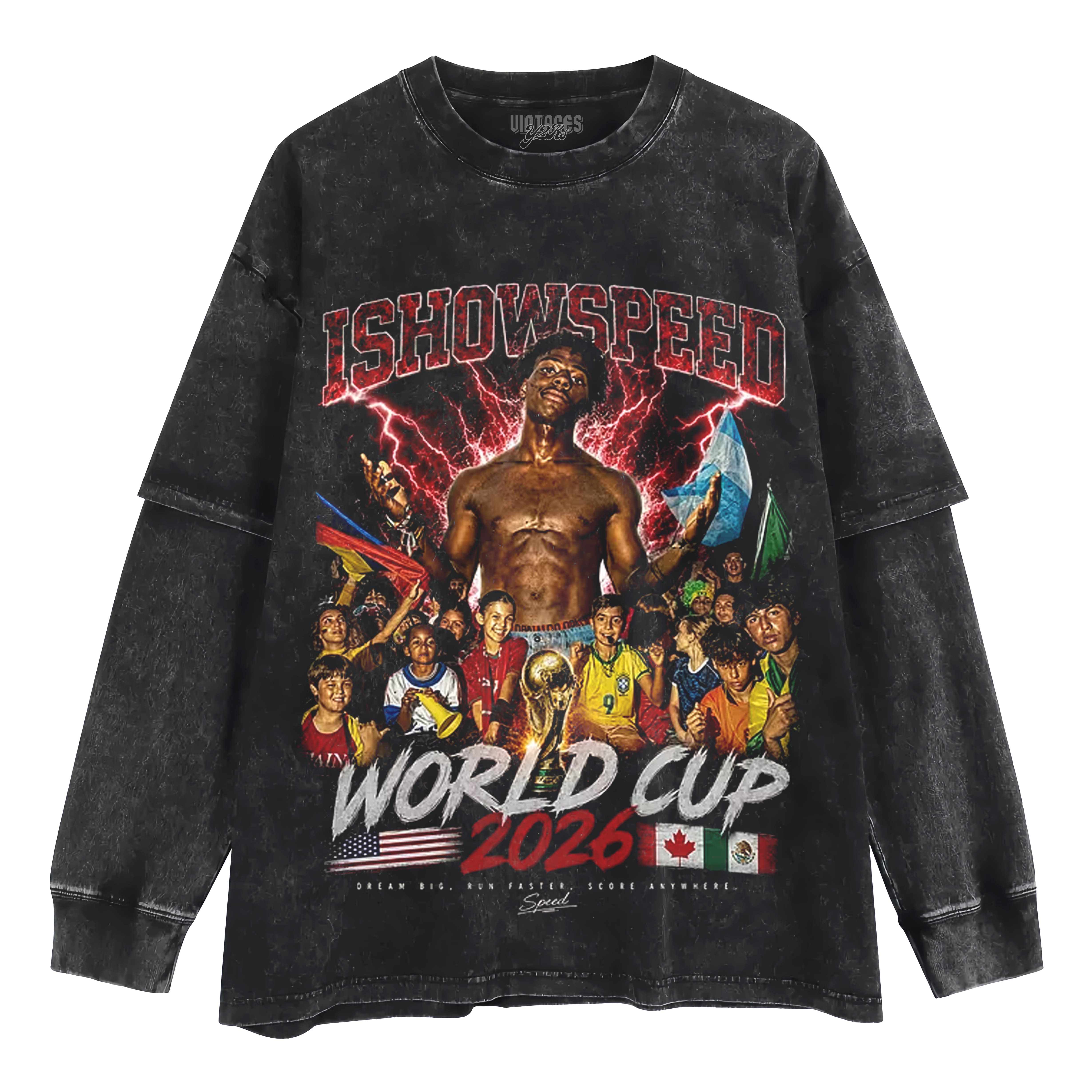 ISHOWSPEED WORLD CUP 2026 TANK TOP & TEE & LONG SLEEVE & LAYERED LS & HOODIE