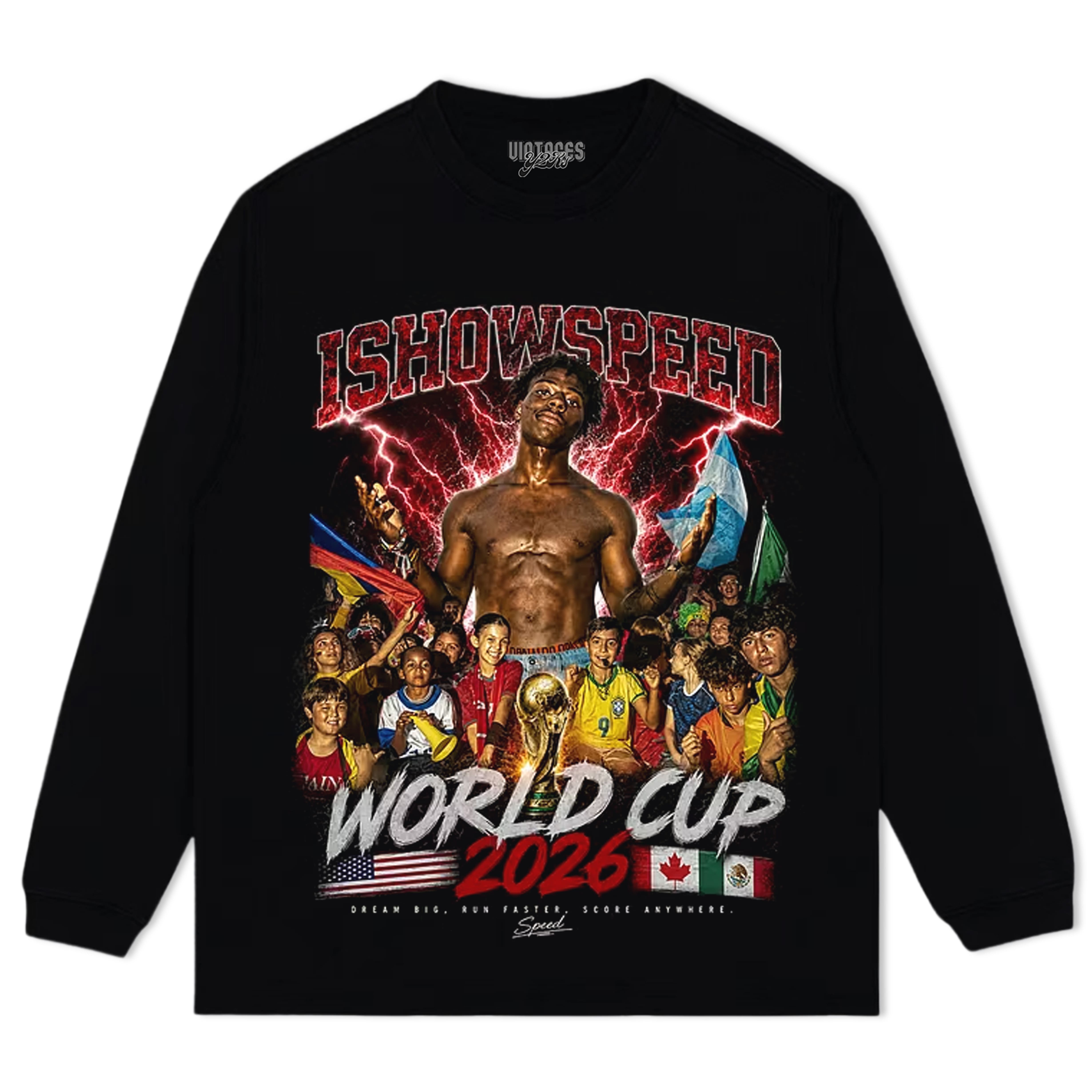 ISHOWSPEED WORLD CUP 2026 TANK TOP & TEE & LONG SLEEVE & LAYERED LS & HOODIE