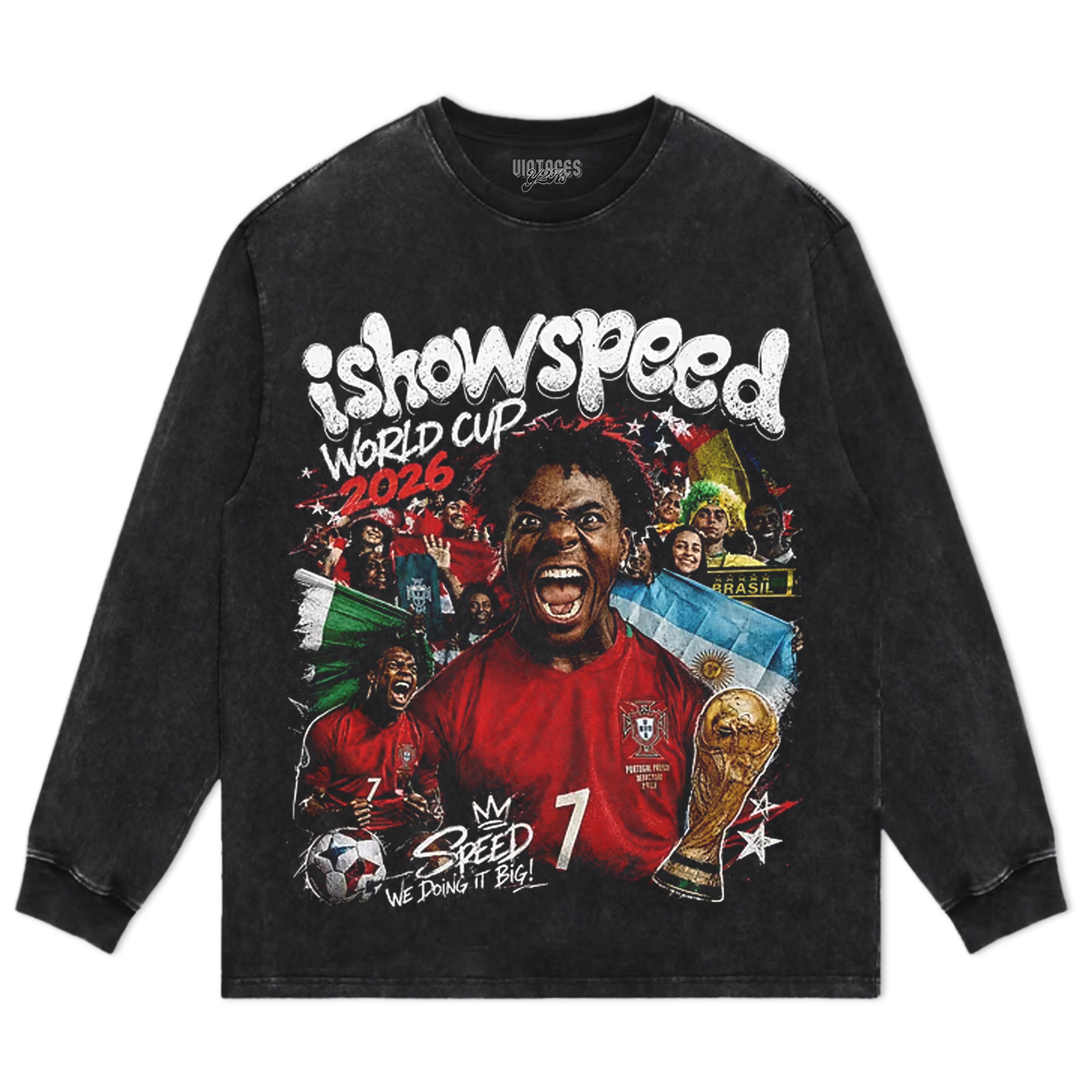 ISHOWSPEED WORLD CUP 2026 V2 TANK TOP & TEE & LONG SLEEVE & LAYERED LS & HOODIE