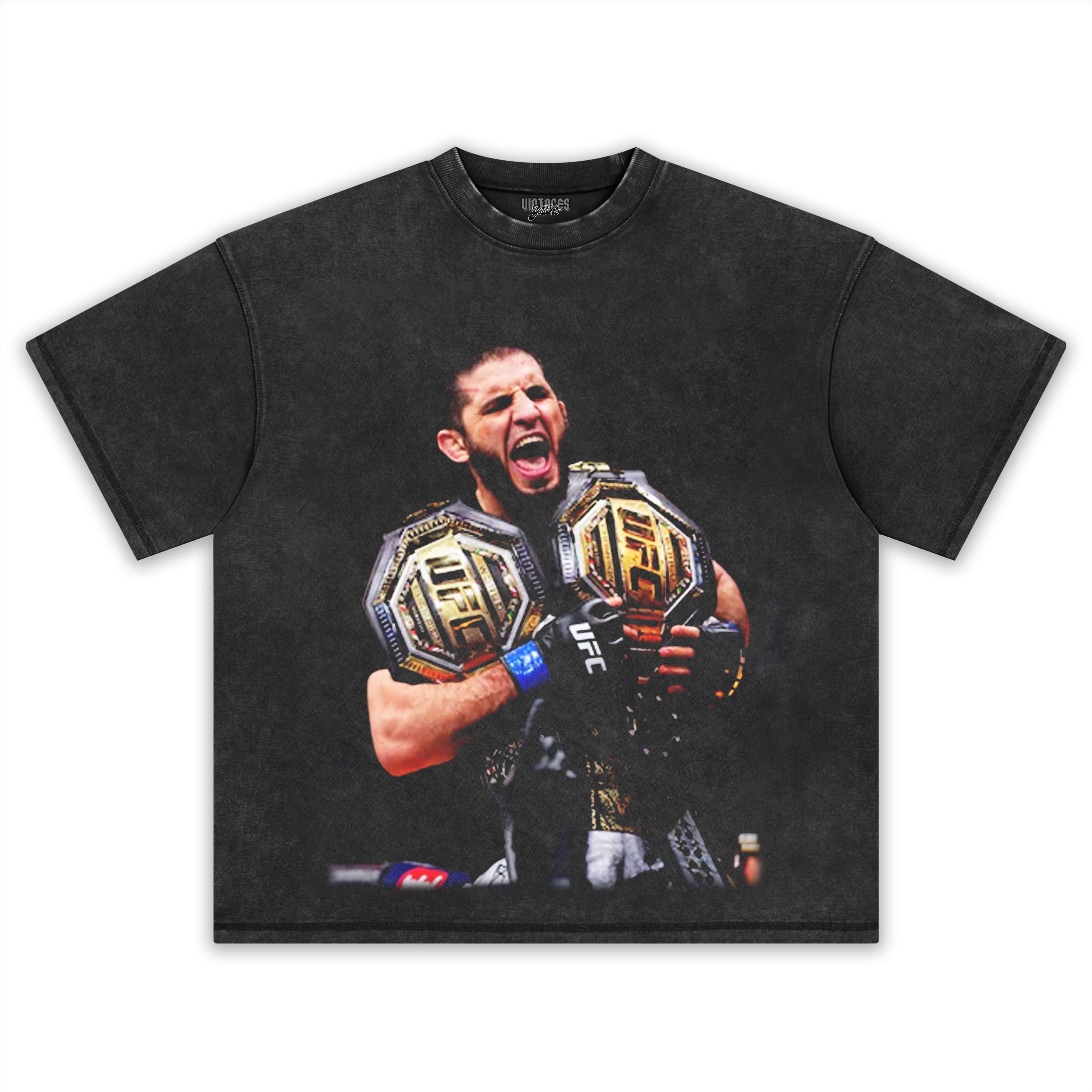 ISLAM MAKHACHEV DOUBLE CHAMP TEE & LS & HOODIE