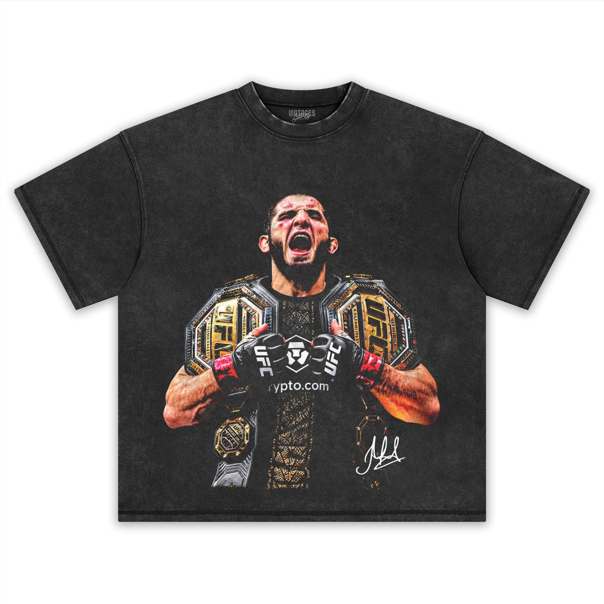 ISLAM MAKHACHEV - DOUBLE CHAMP TANK TOP & TEE & LONG SLEEVE & LAYERED LS & HOODIE