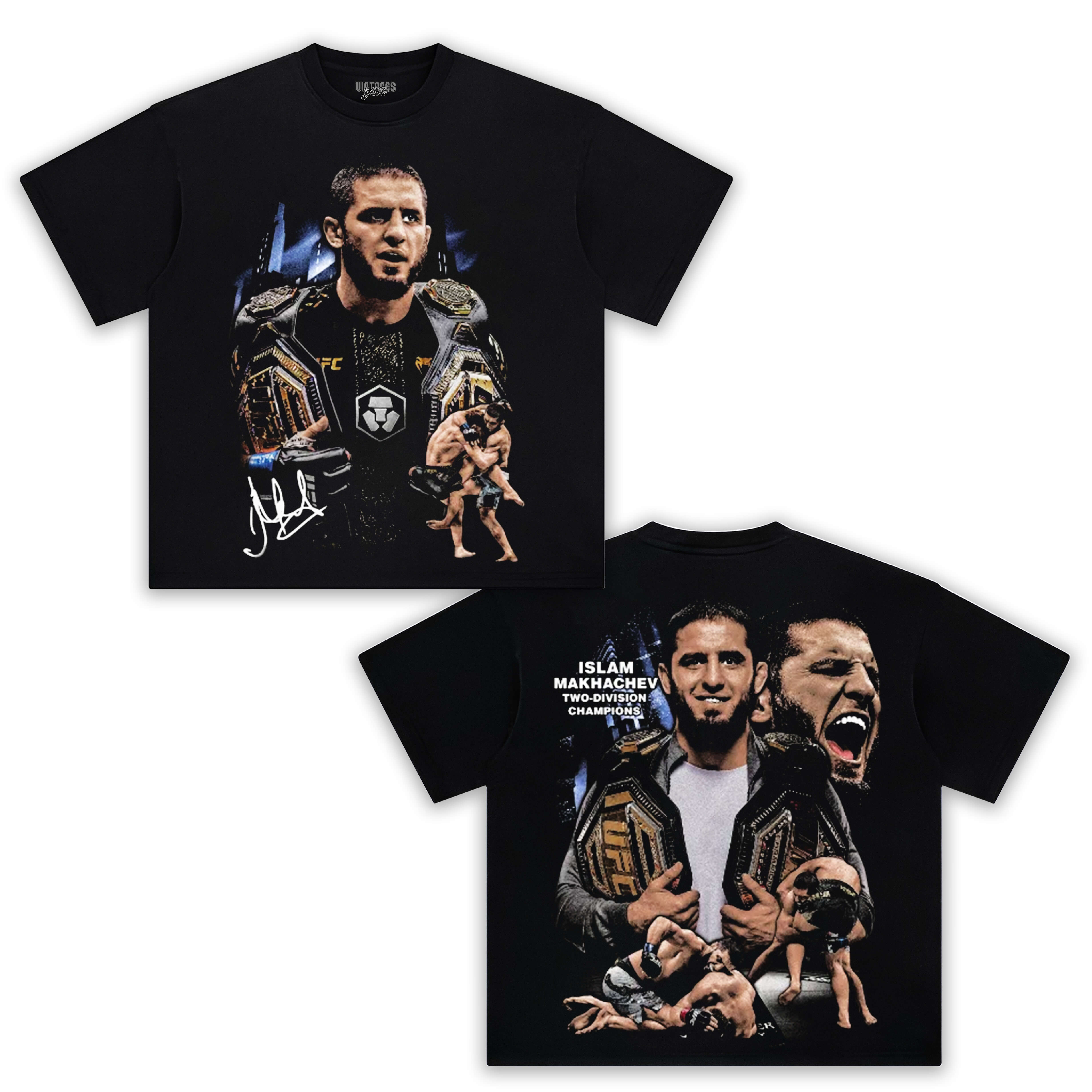 ISLAM MAKHACHEV DOUBLE CHAMP TEE
