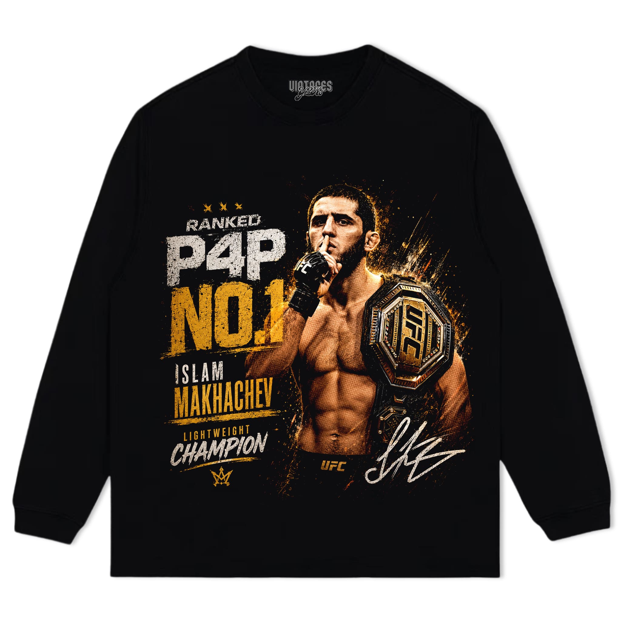 ISLAM MAKHACHEV P4P NO.1 TANK TOP & TEE & LONG SLEEVE & LAYERED LS & HOODIE