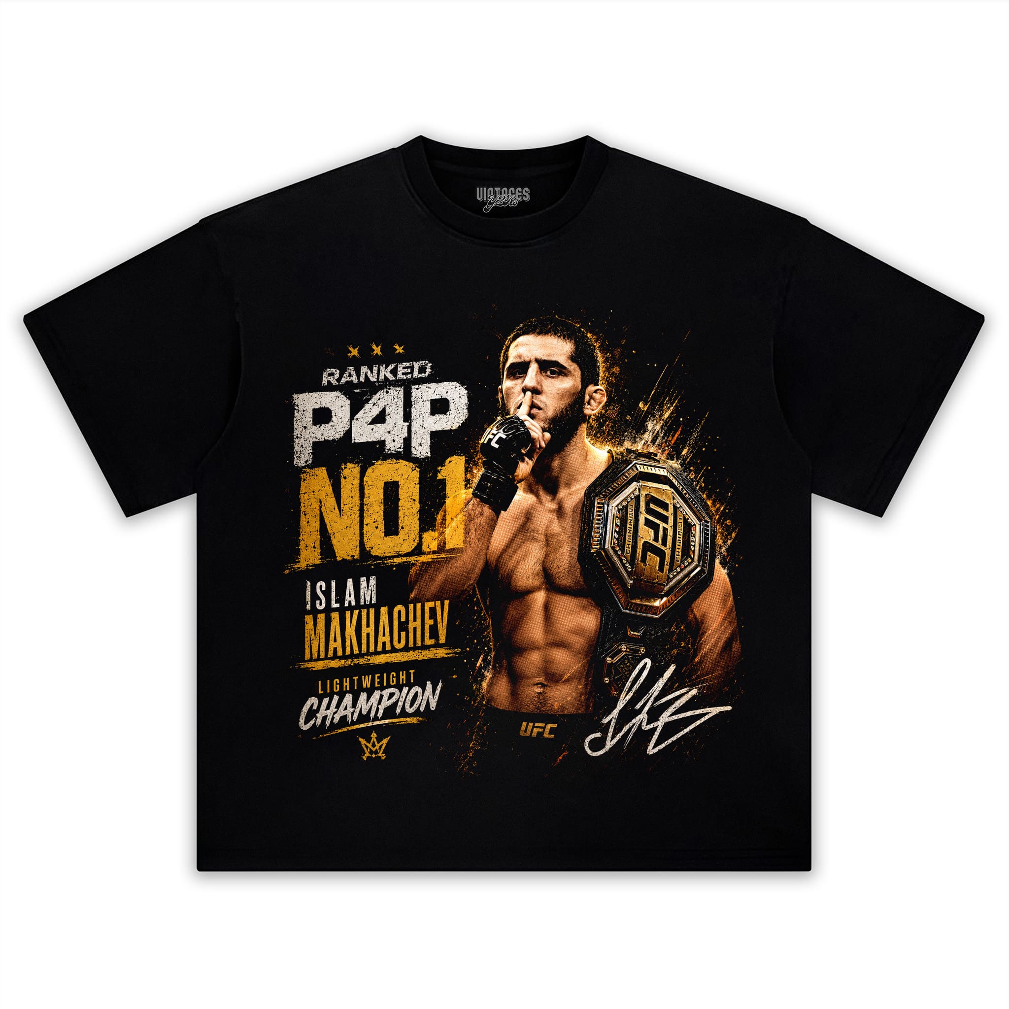 ISLAM MAKHACHEV P4P NO.1 TANK TOP & TEE & LONG SLEEVE & LAYERED LS & HOODIE