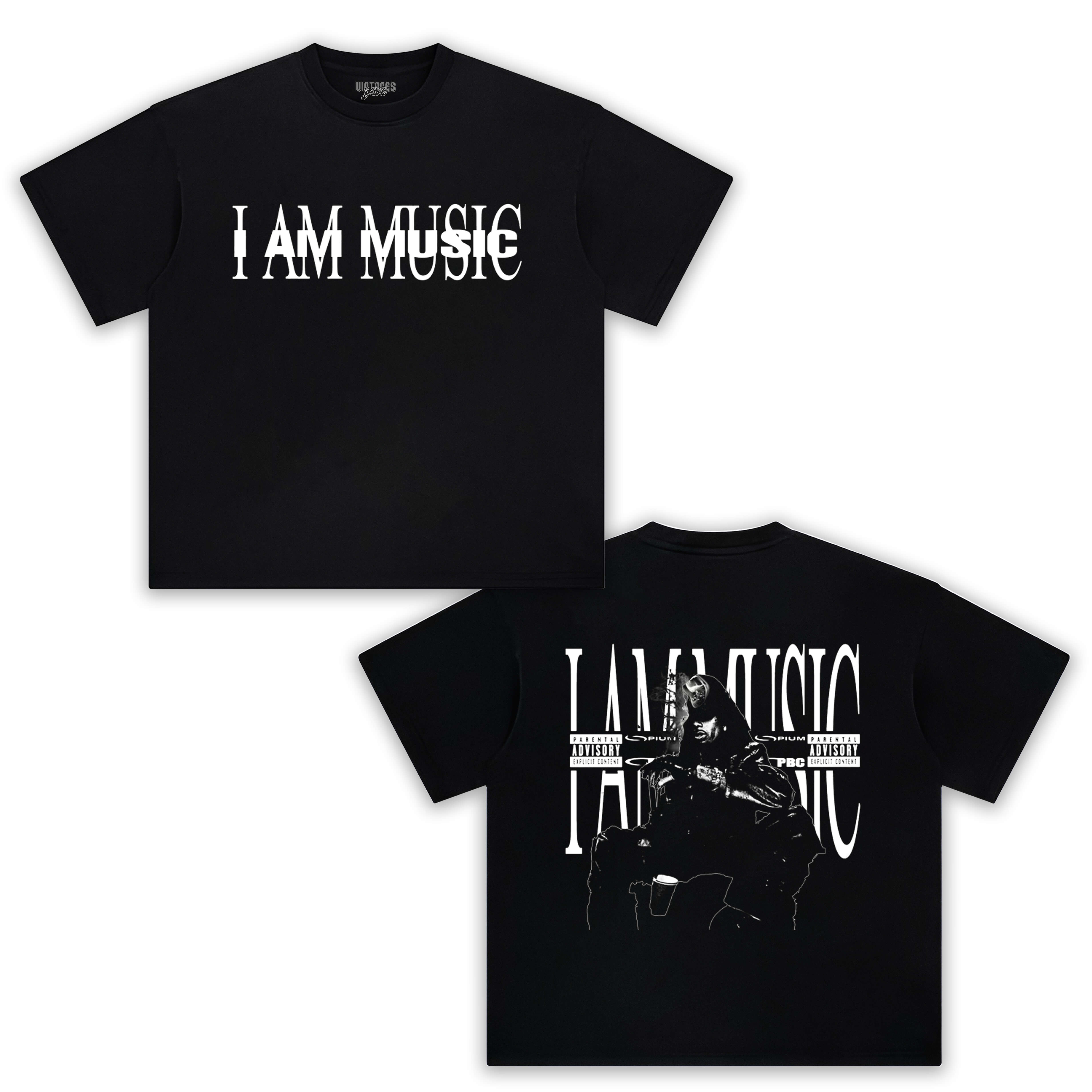 I AM MUSIC 2025 & PLAYBOI CARTI V4 TEE