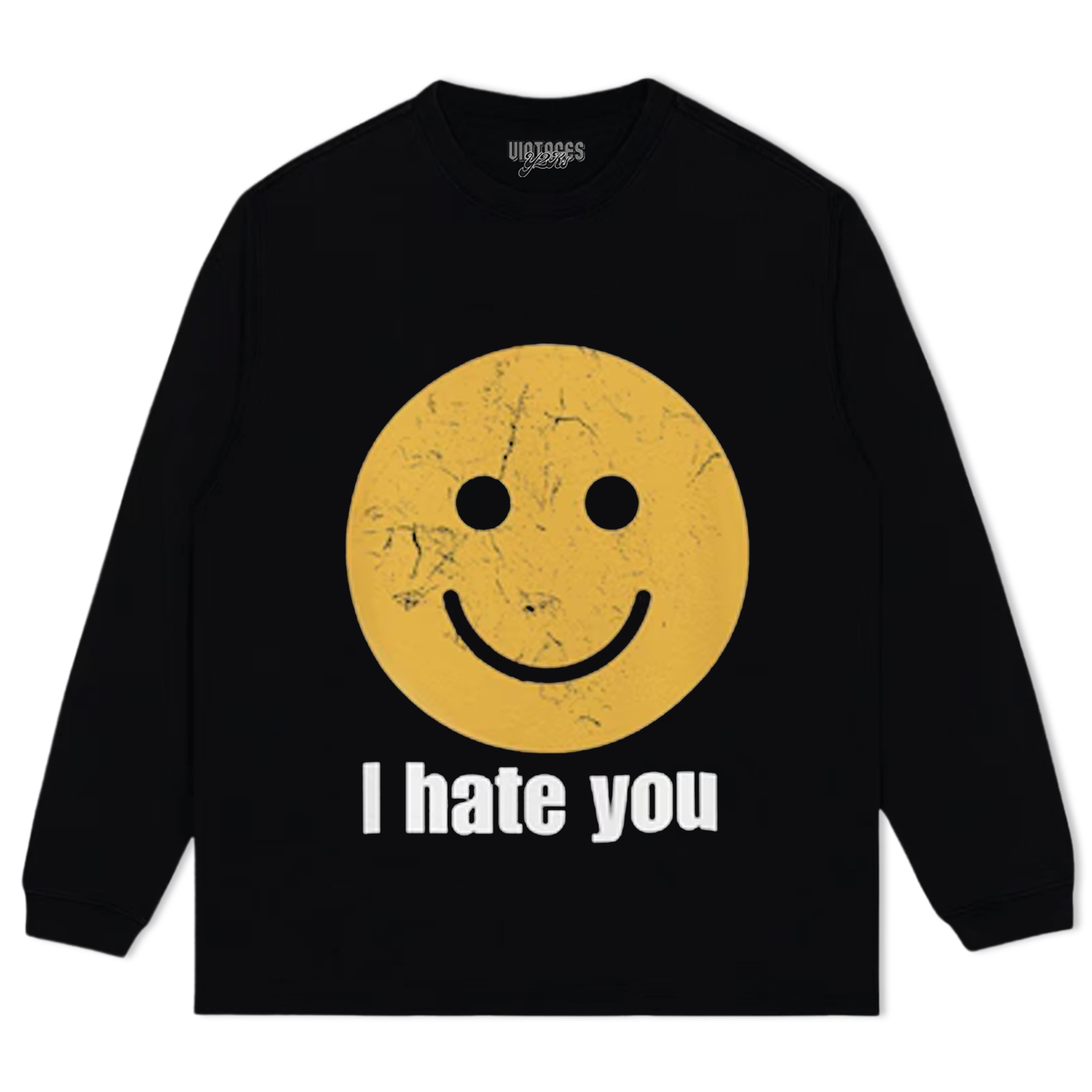I HATE YOU SMILEY FACE TEE & LS & HOODIE