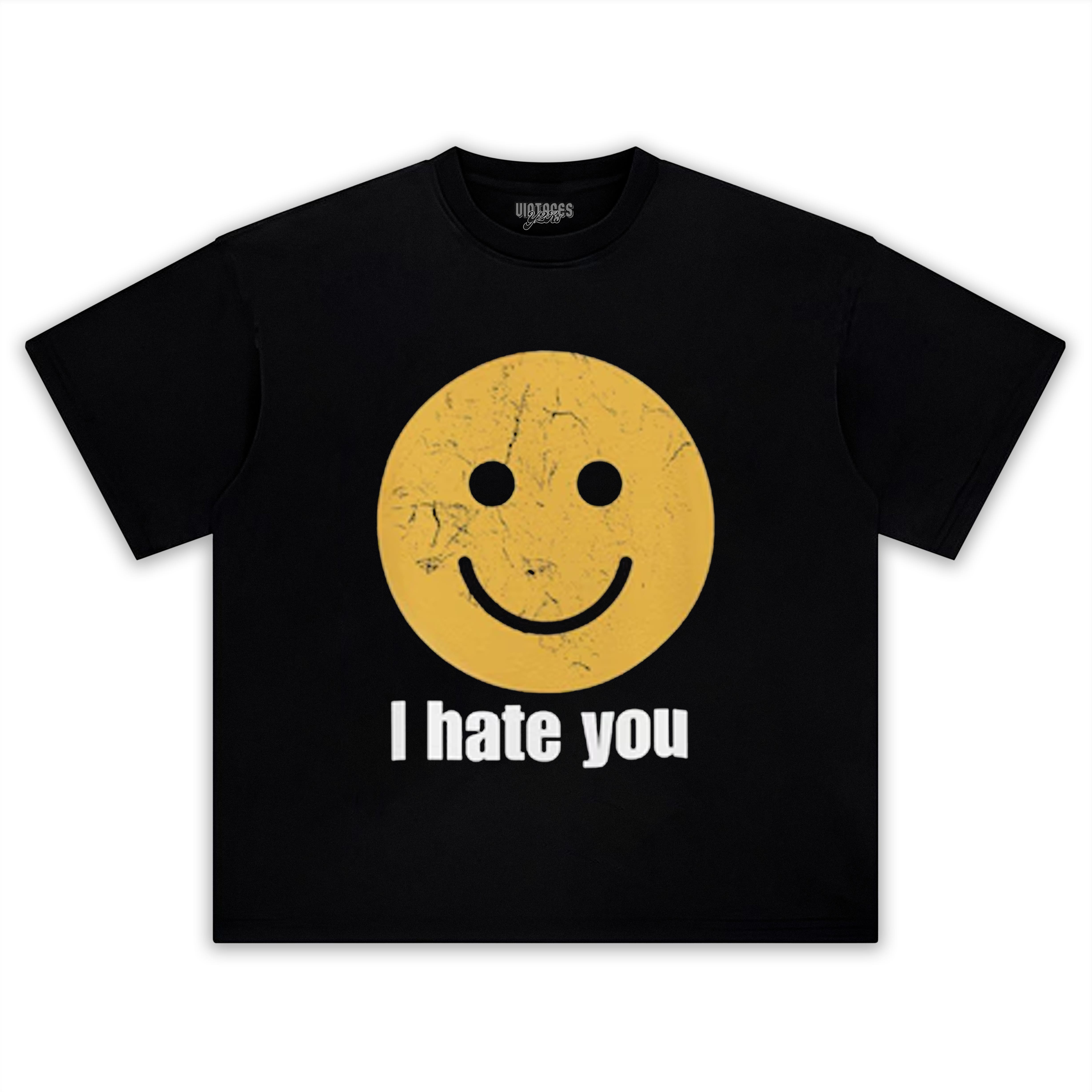 I HATE YOU SMILEY FACE TEE & LS & HOODIE