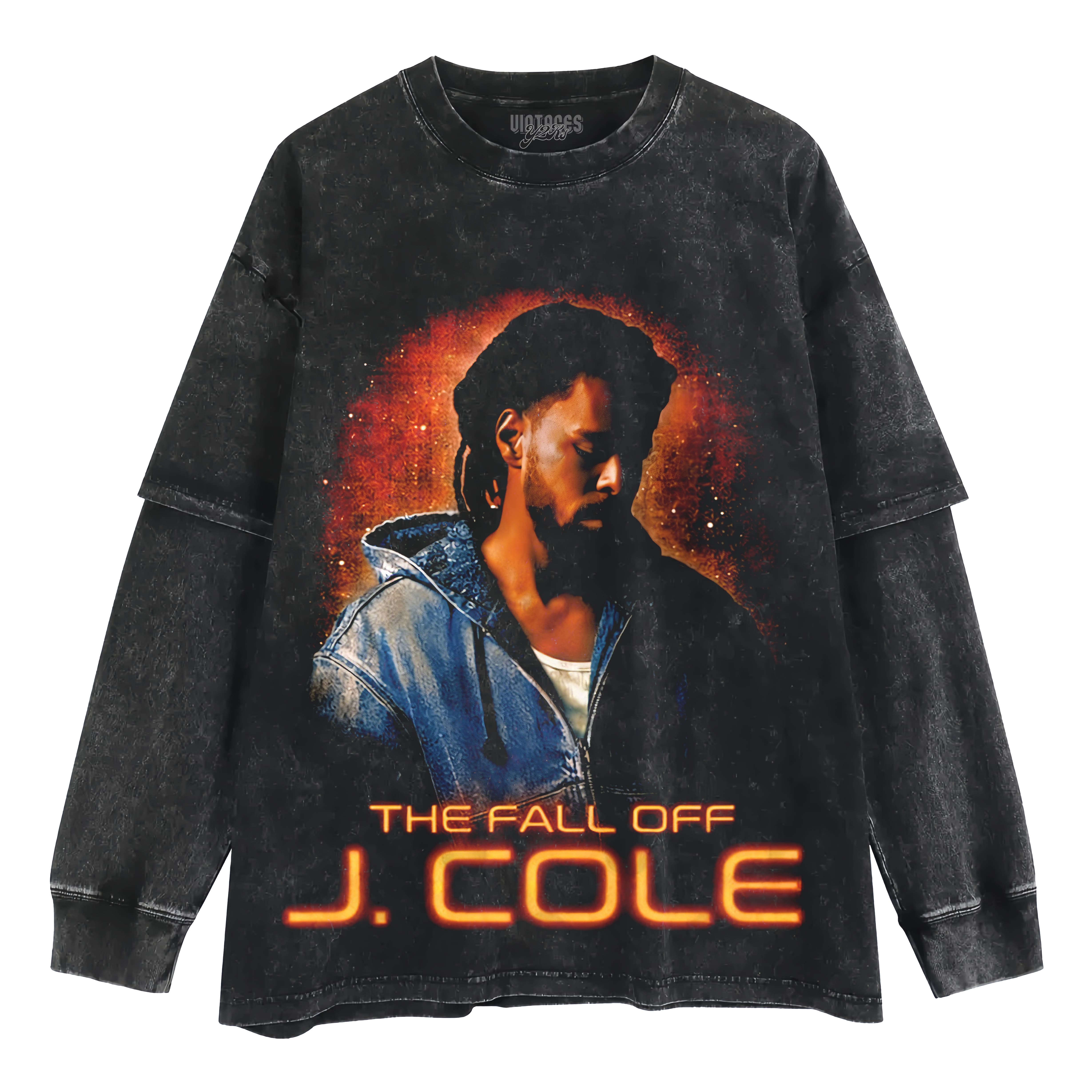 J. COLE - THE FALL OFF NEW V2 LAYERED LONG SLEEVE