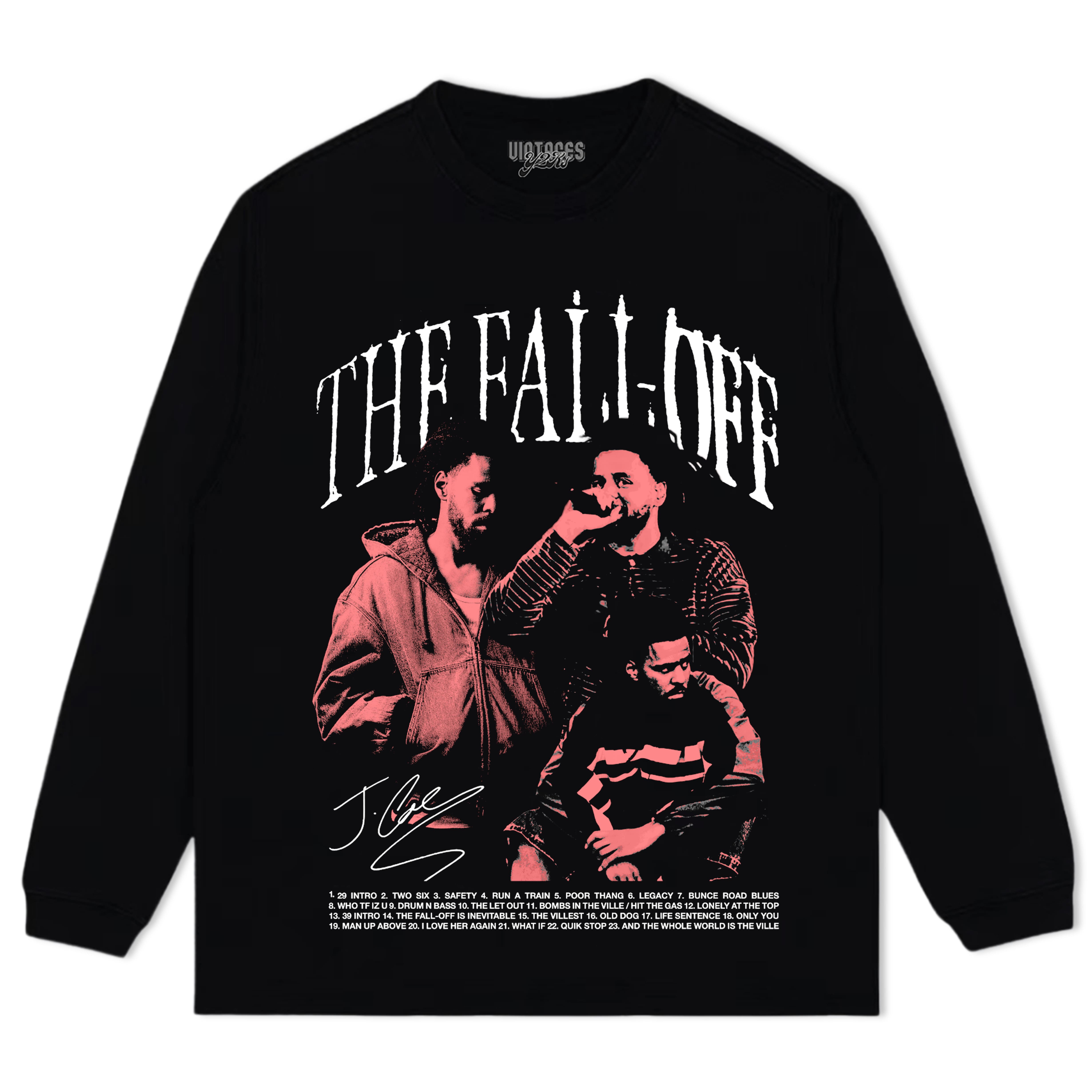 J. COLE THE FALL OFF ALBUM TEE & LS & HOODIE