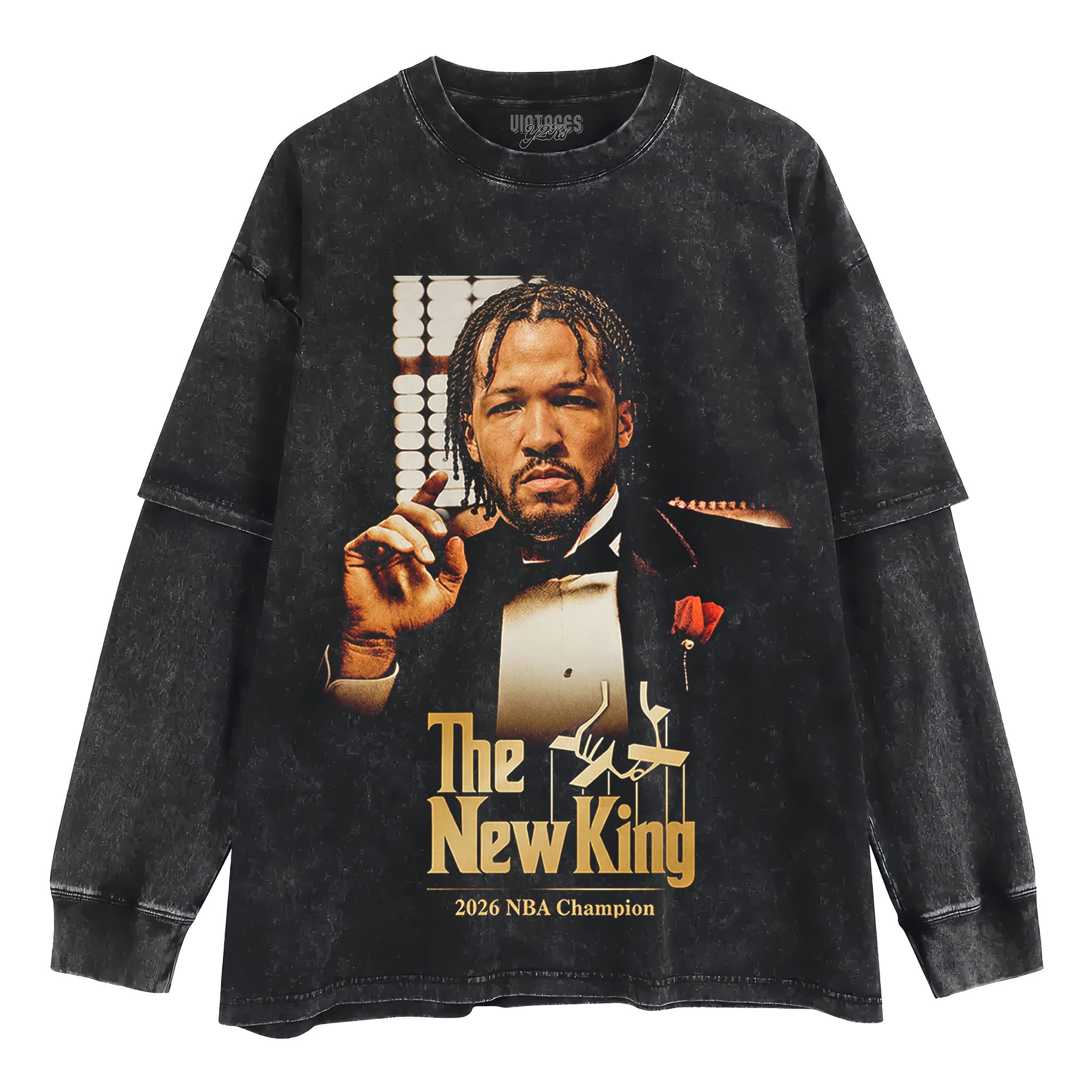 JALEN BRUNSON - GODFATHER FUNNY TANK TOP & TEE & LONG SLEEVE & LAYERED LS & HOODIE