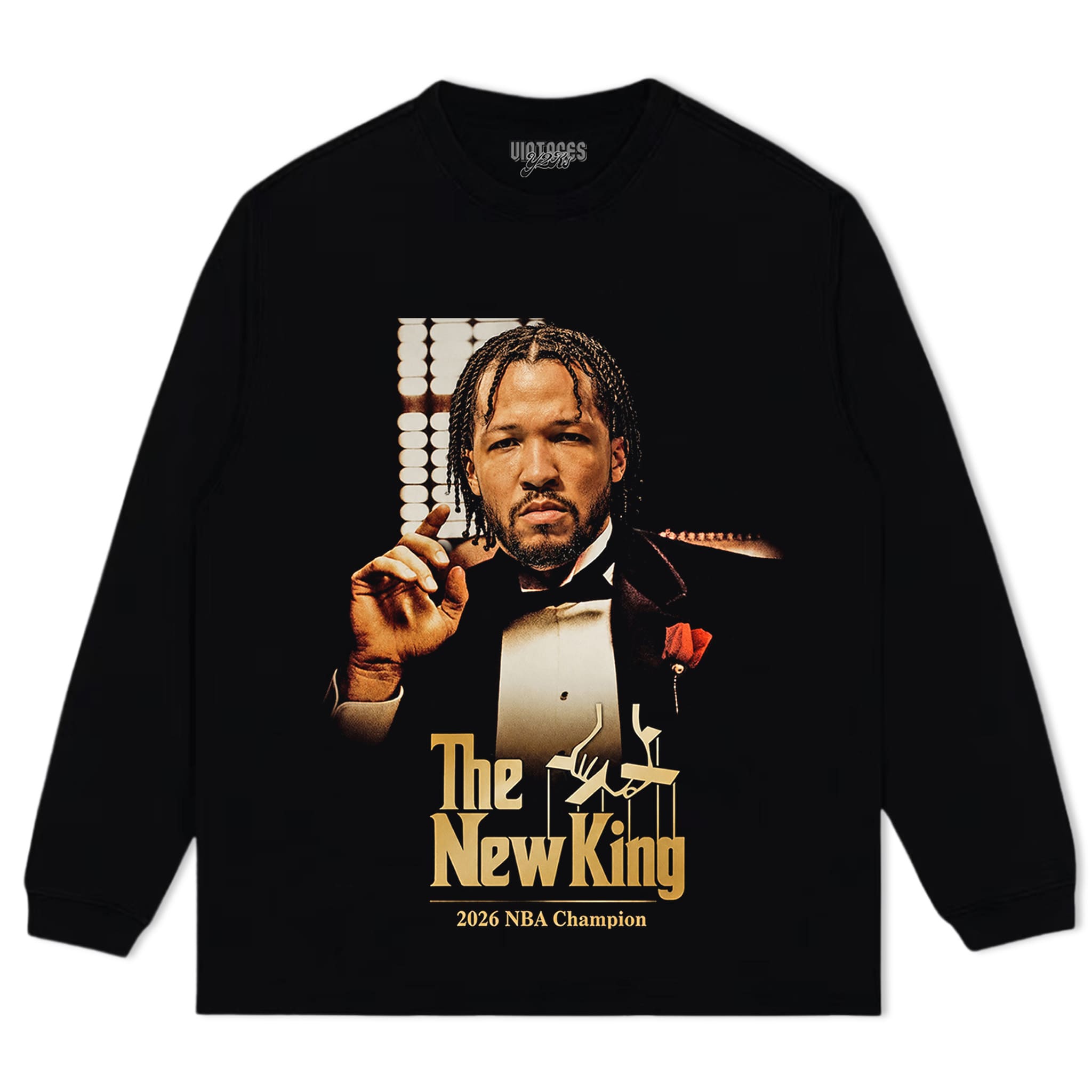 JALEN BRUNSON - GODFATHER FUNNY TANK TOP & TEE & LONG SLEEVE & LAYERED LS & HOODIE