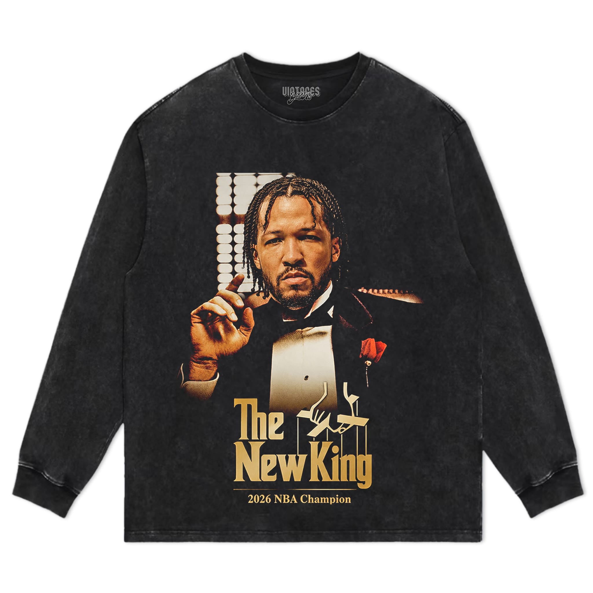 JALEN BRUNSON - GODFATHER FUNNY TANK TOP & TEE & LONG SLEEVE & LAYERED LS & HOODIE