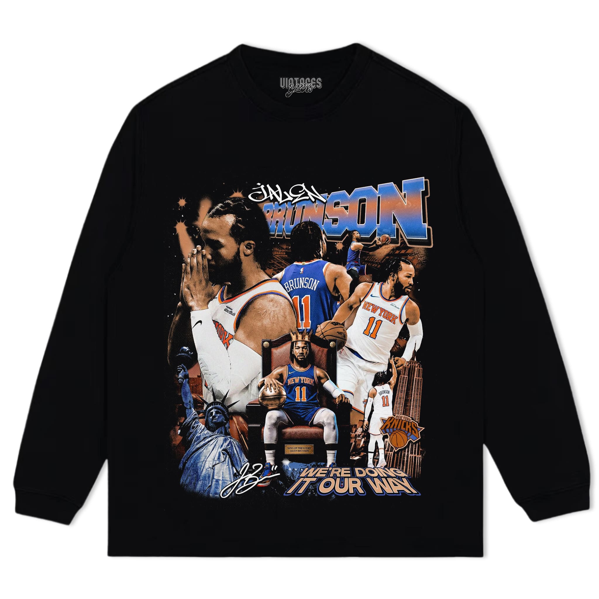 JALEN BRUNSON - NEW YORK CHAMPION 2026 TANK TOP & TEE & LONG SLEEVE & LAYERED LS & HOODIE