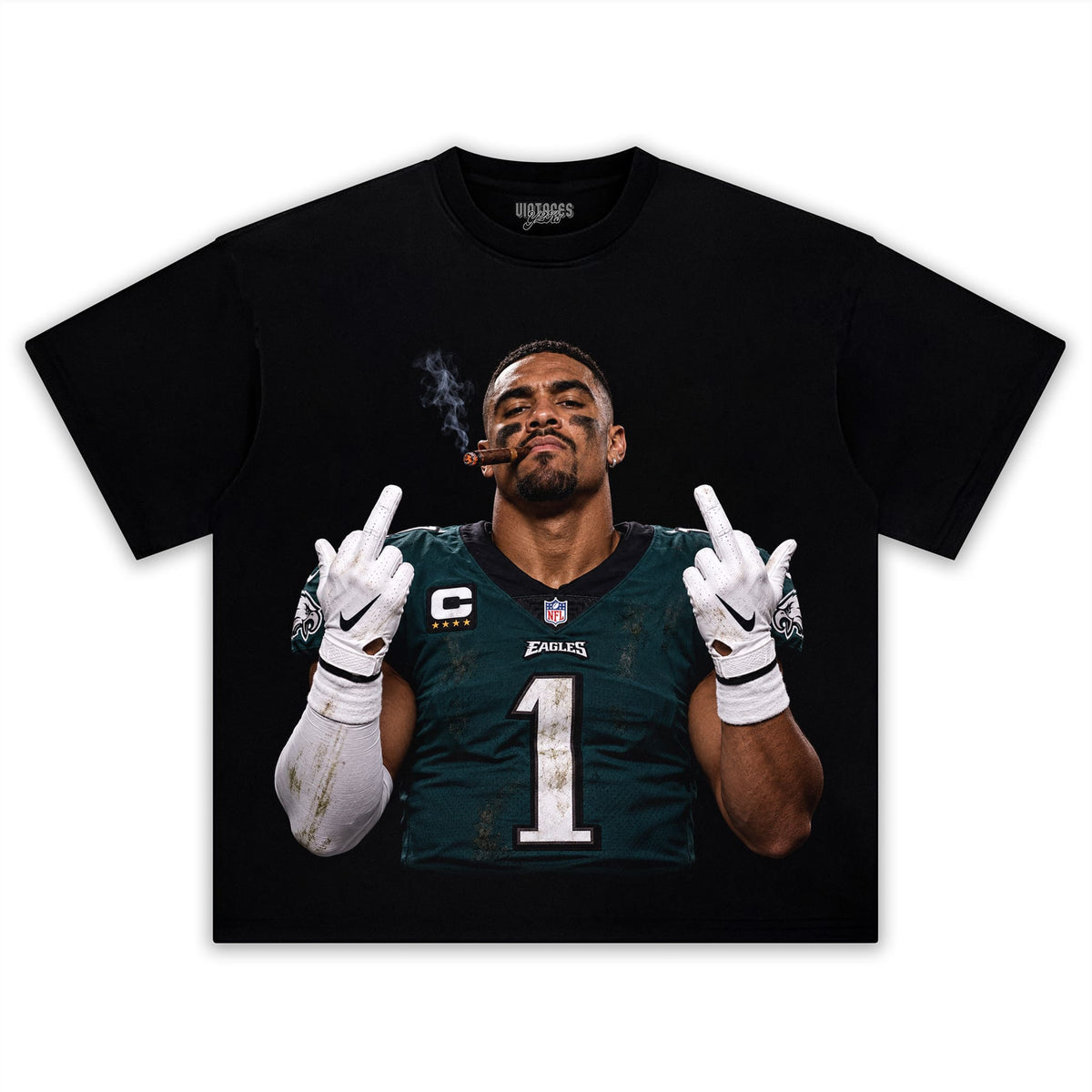 JALEN HURTS - MIDDLE FINGER TANK TOP & TEE & LONG SLEEVE & LAYERED LS & HOODIE