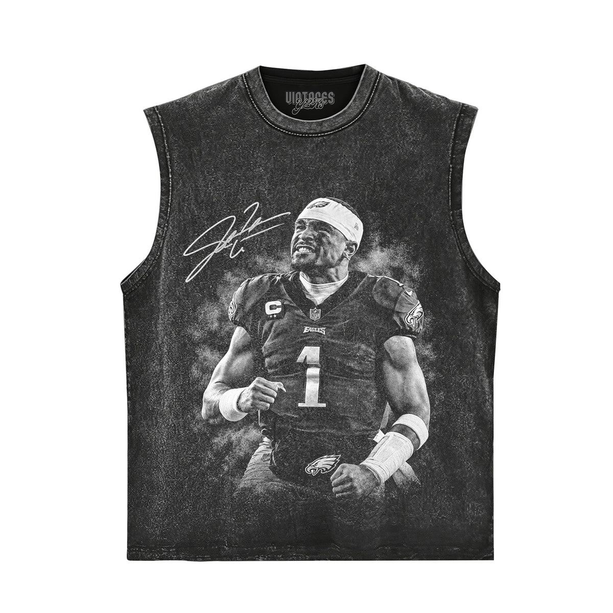 JALEN HURTS 2026 V3 VINTAGE TANK TOP & TEE & LONG SLEEVE & LAYERED LS & HOODIE