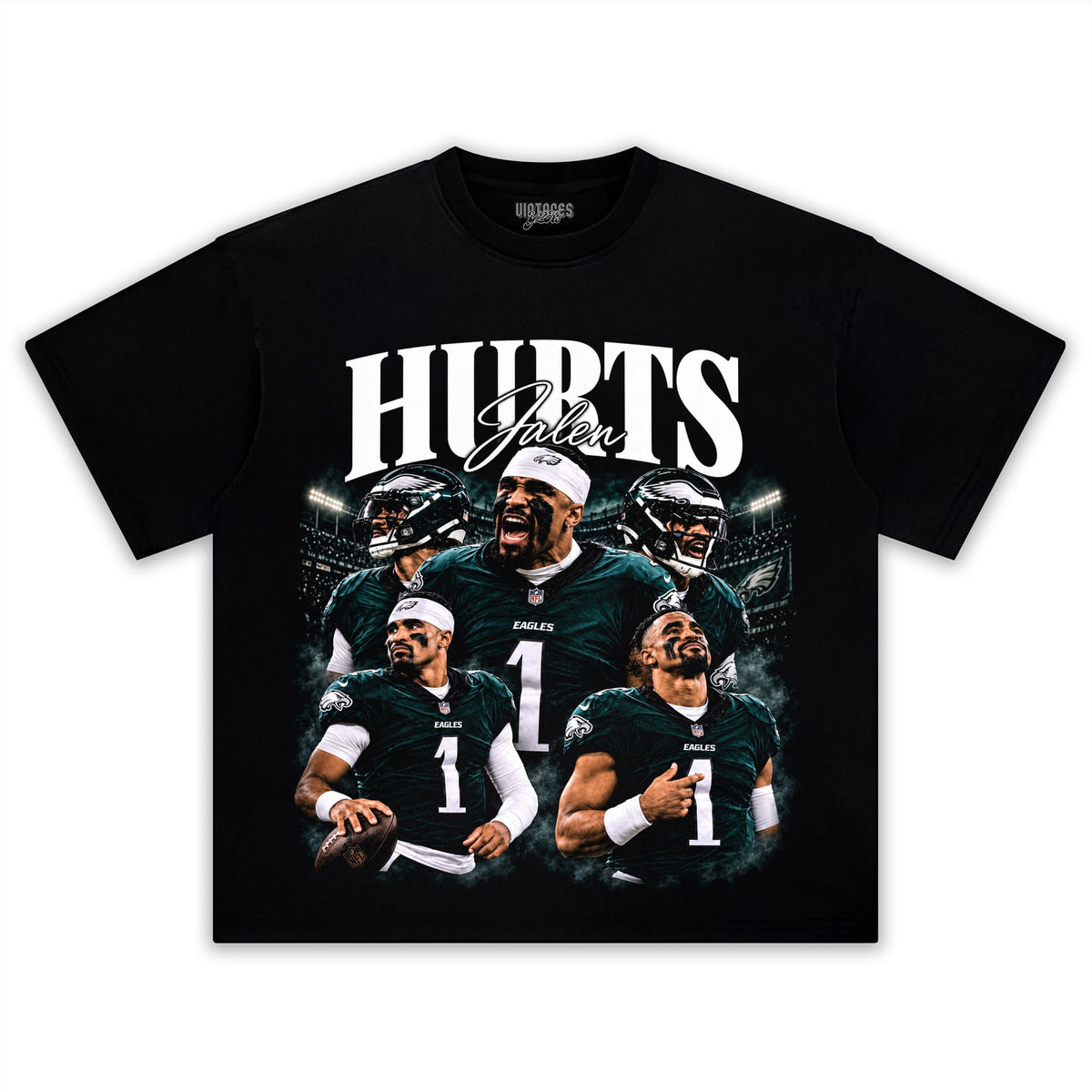 JALEN HURTS VINTAGE 90S TANK TOP & TEE & LONG SLEEVE & LAYERED LS & HOODIE