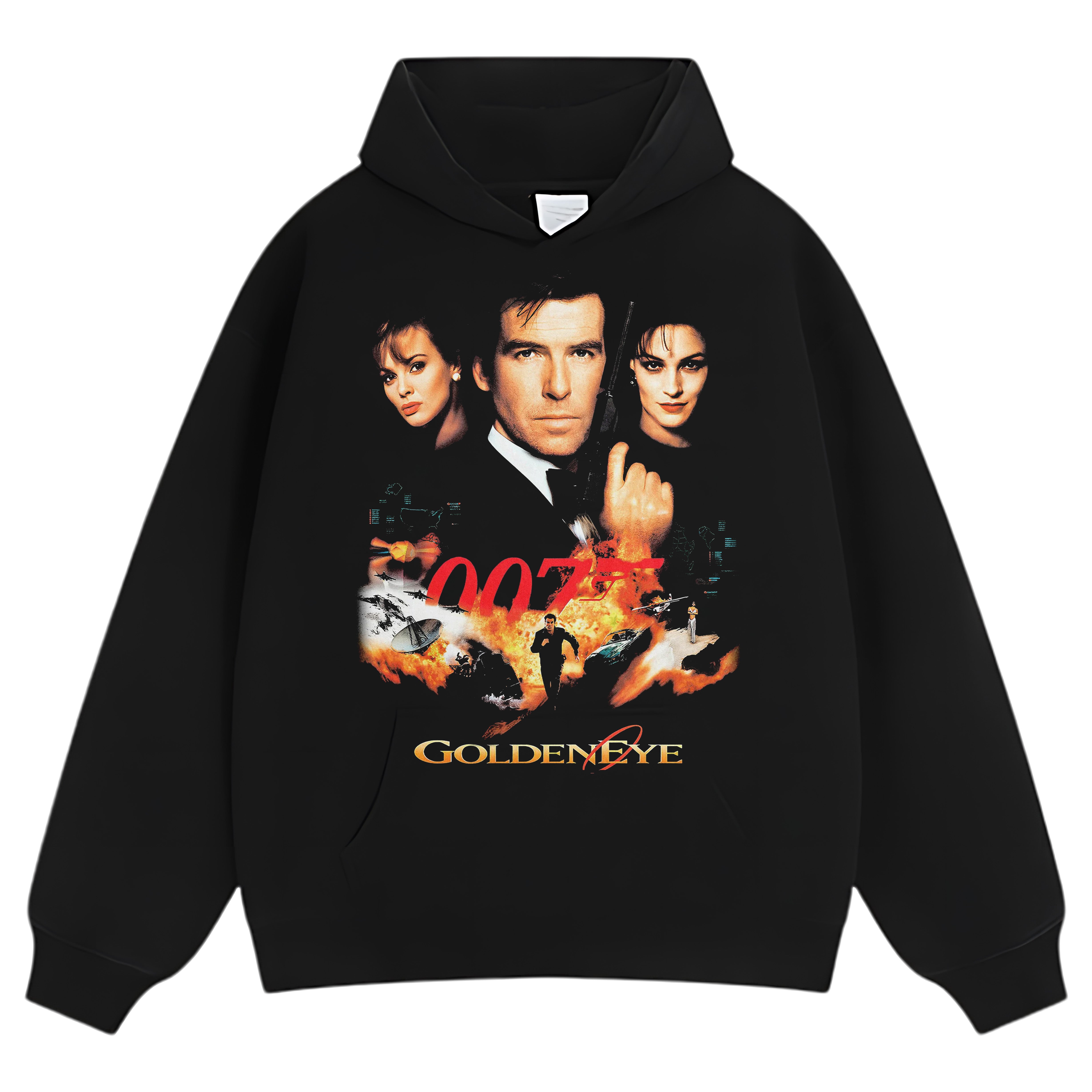 JAMES BOND GOLDENEYE VINTAGE TEE & LS & HOODIE