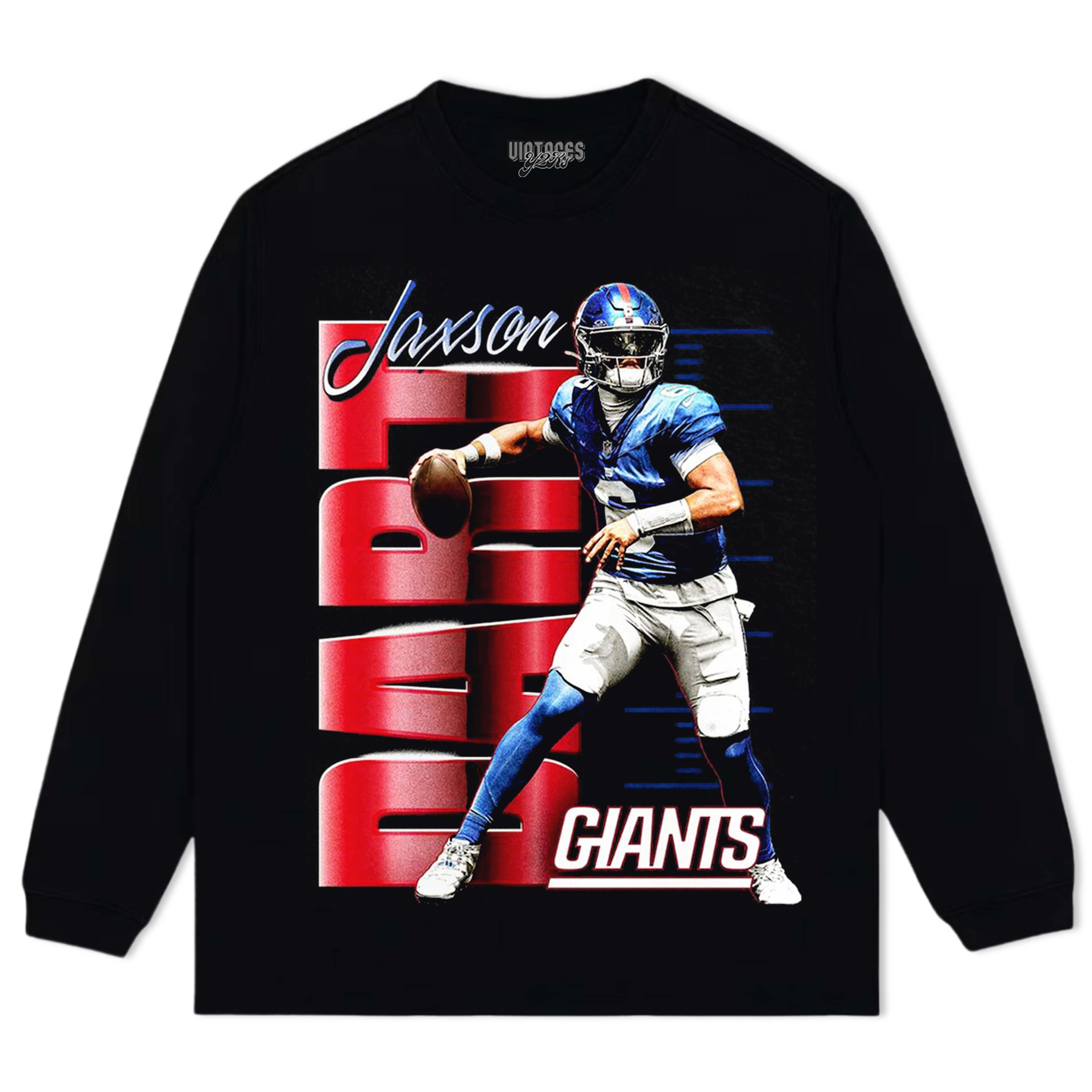 JAXSON DART NEW YORK GIANTS CELEBRATION TEE & LS & HOODIE