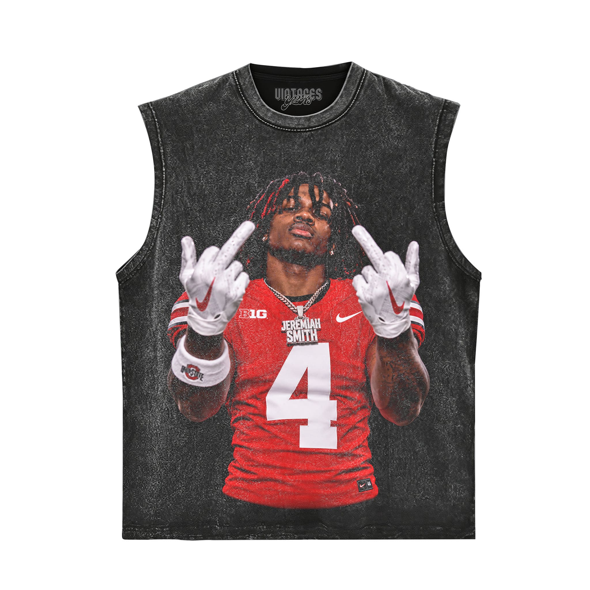 JEREMIAH SMITH - MIDDLE FINGER TANK TOP & TEE & LONG SLEEVE & LAYERED LS & HOODIE