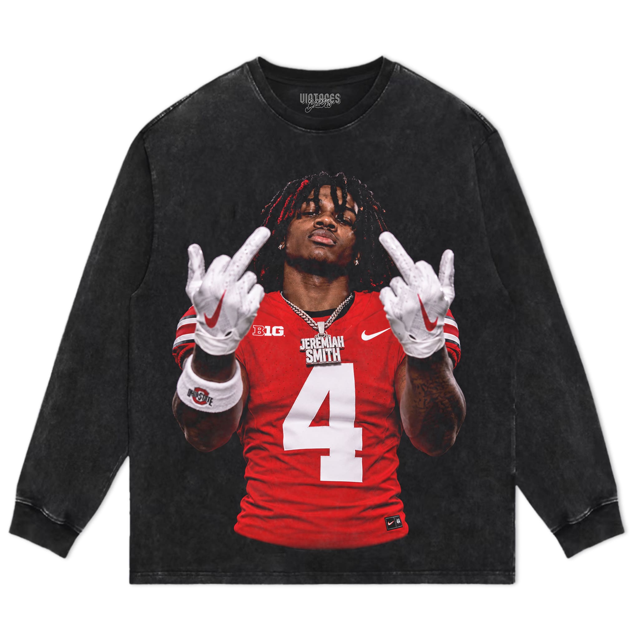 JEREMIAH SMITH - MIDDLE FINGER TANK TOP & TEE & LONG SLEEVE & LAYERED LS & HOODIE
