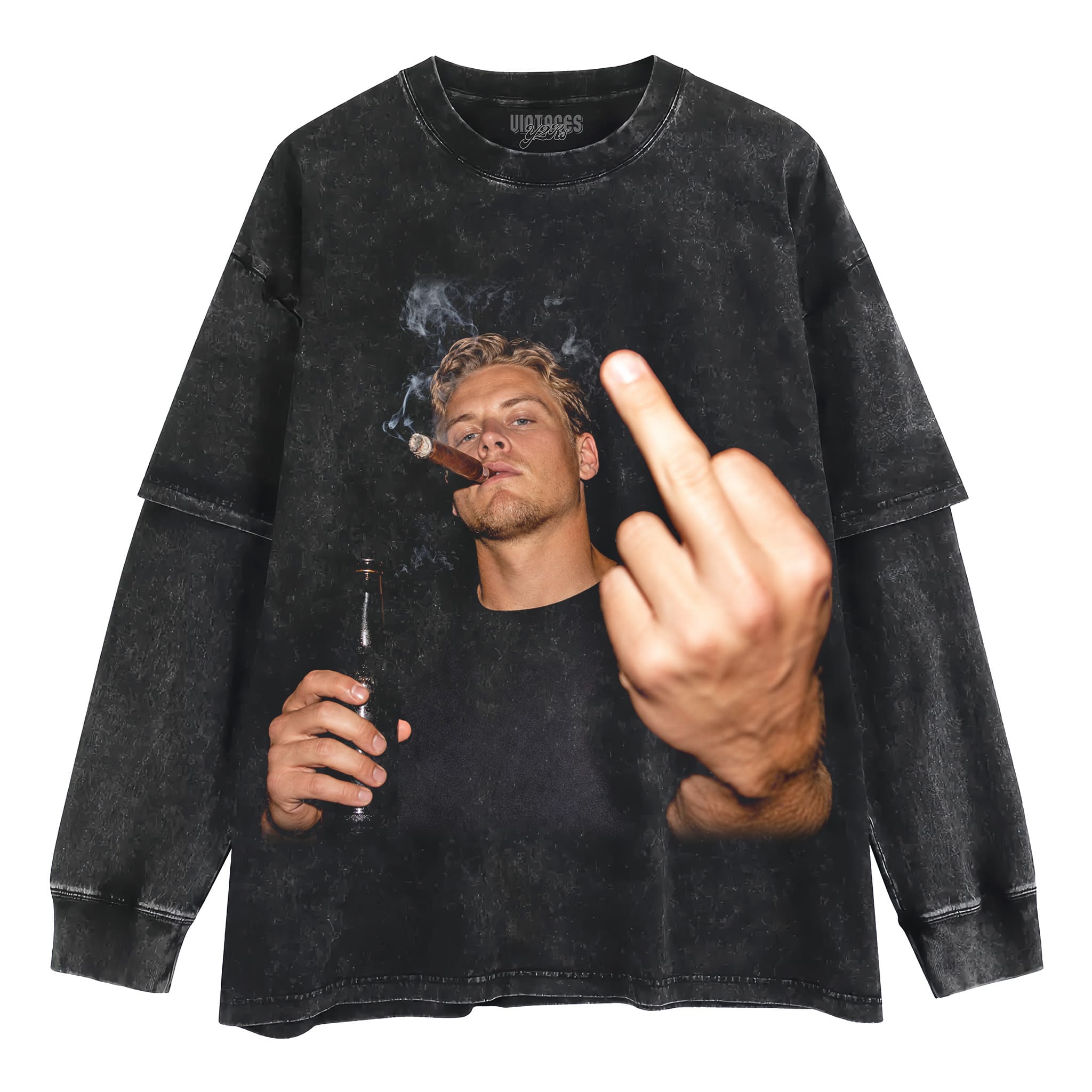 JOE BURROW - MIDDLE FINGER TANK TOP & TEE & LONG SLEEVE & LAYERED LS & HOODIE