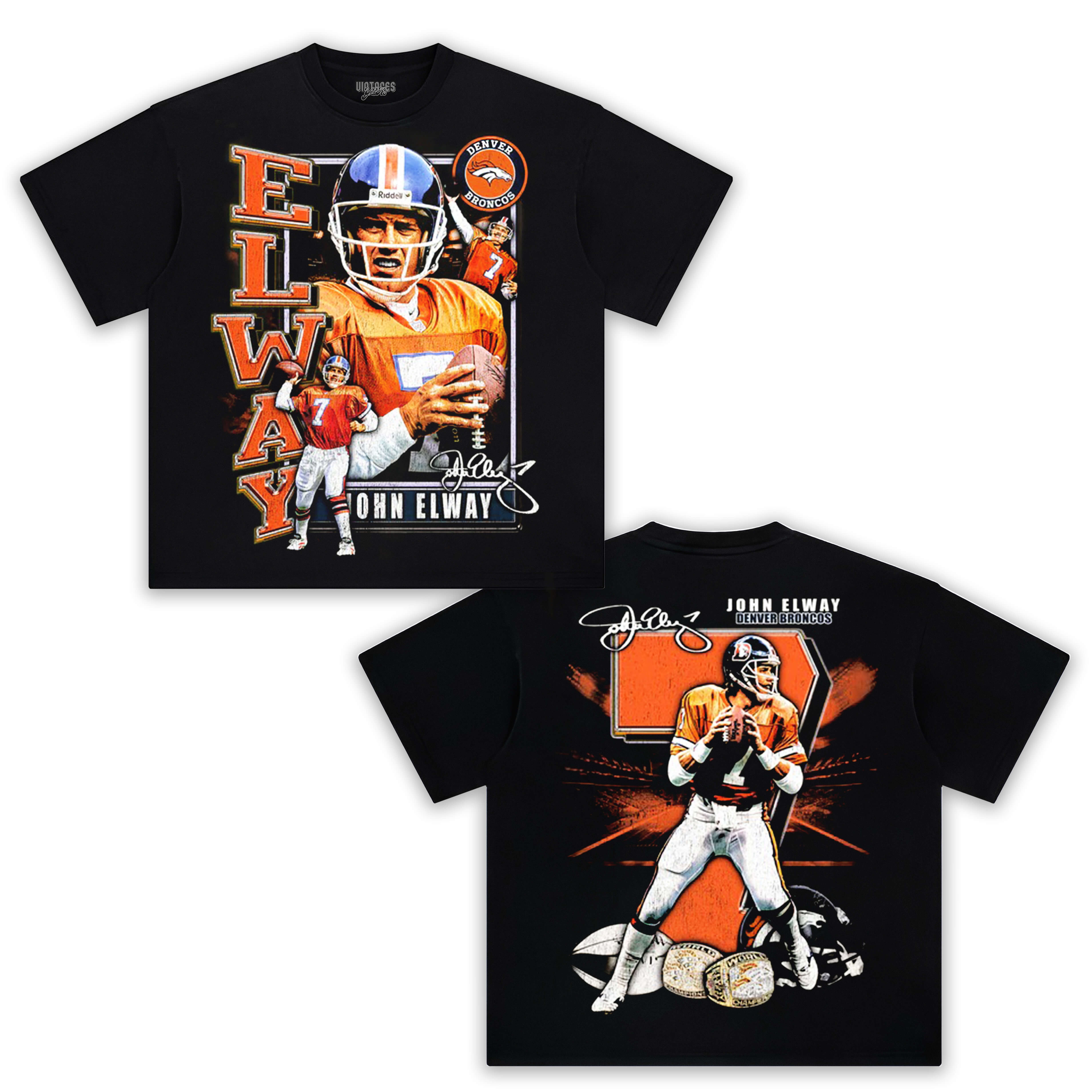 JOHN ELWAY RINGS TEE